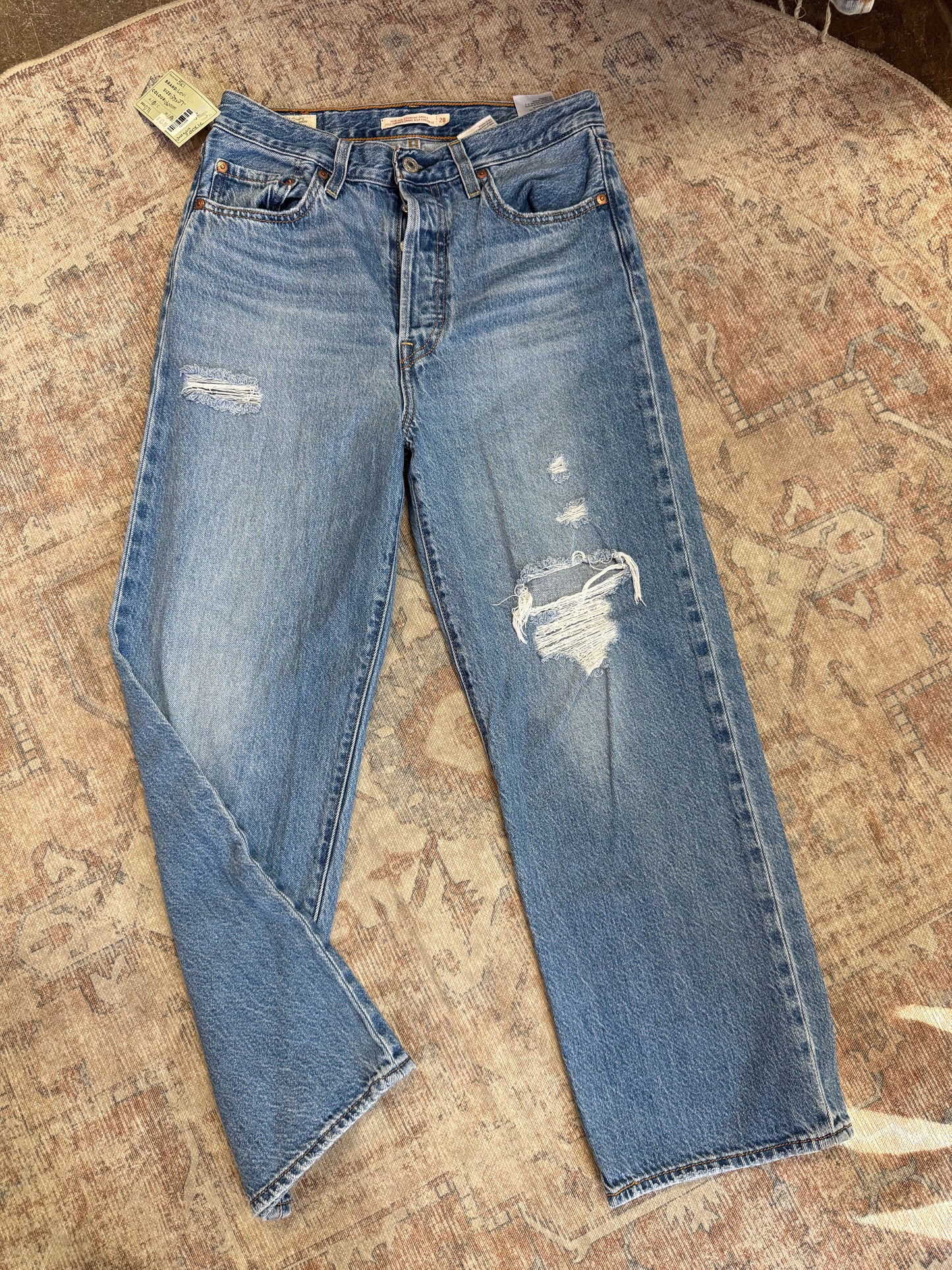 Levi Ribcage Straight Ankle HR Jeans (28x27)