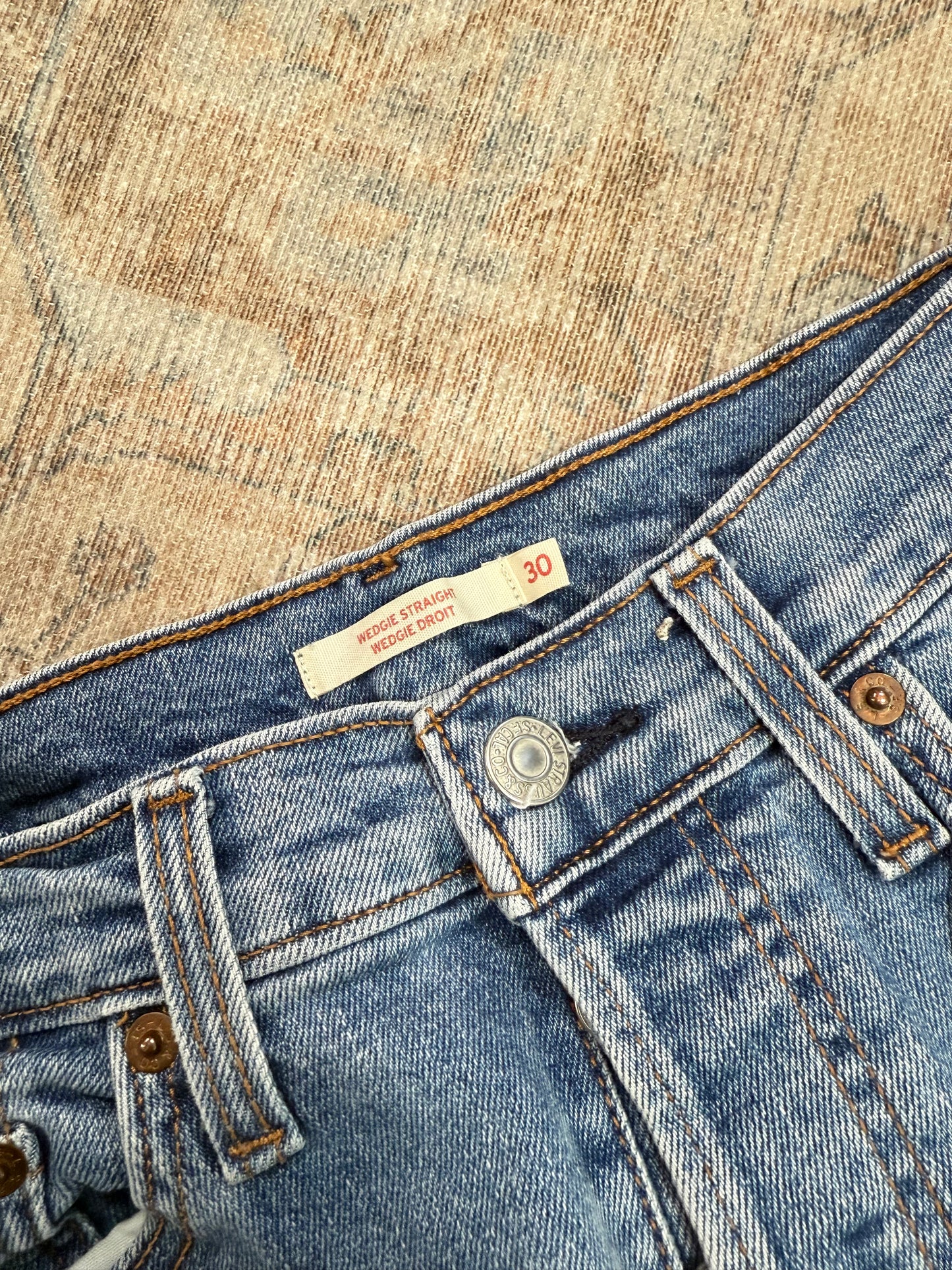 Levi Wedgie Straight HR Jeans (30x28)