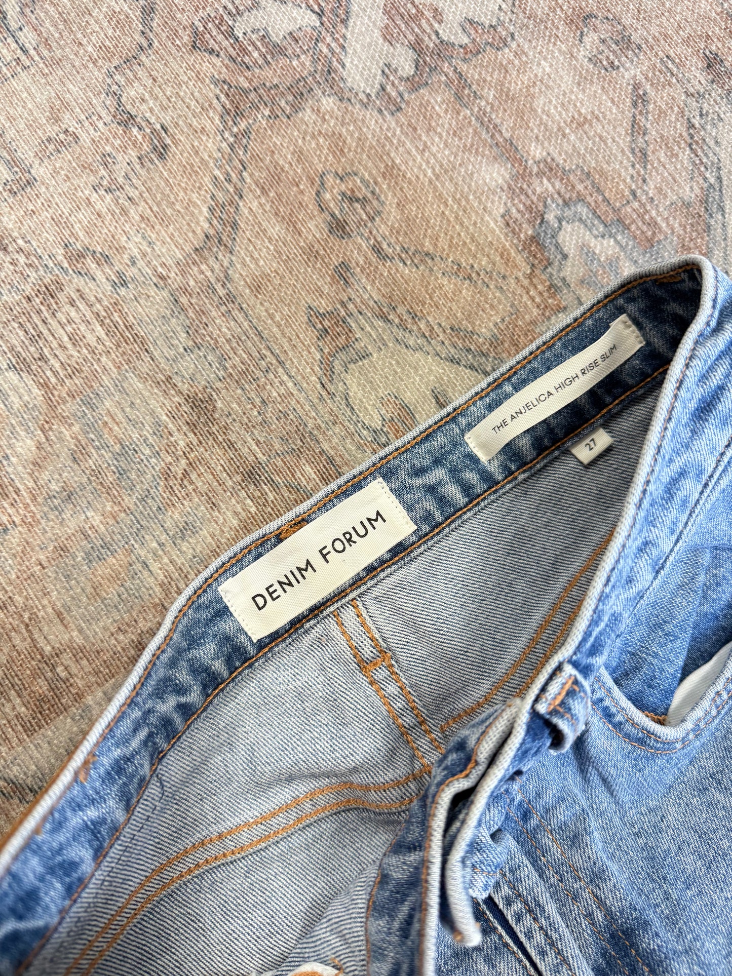 Denim Forum Anjelica Slim HR Jeans (27x28)