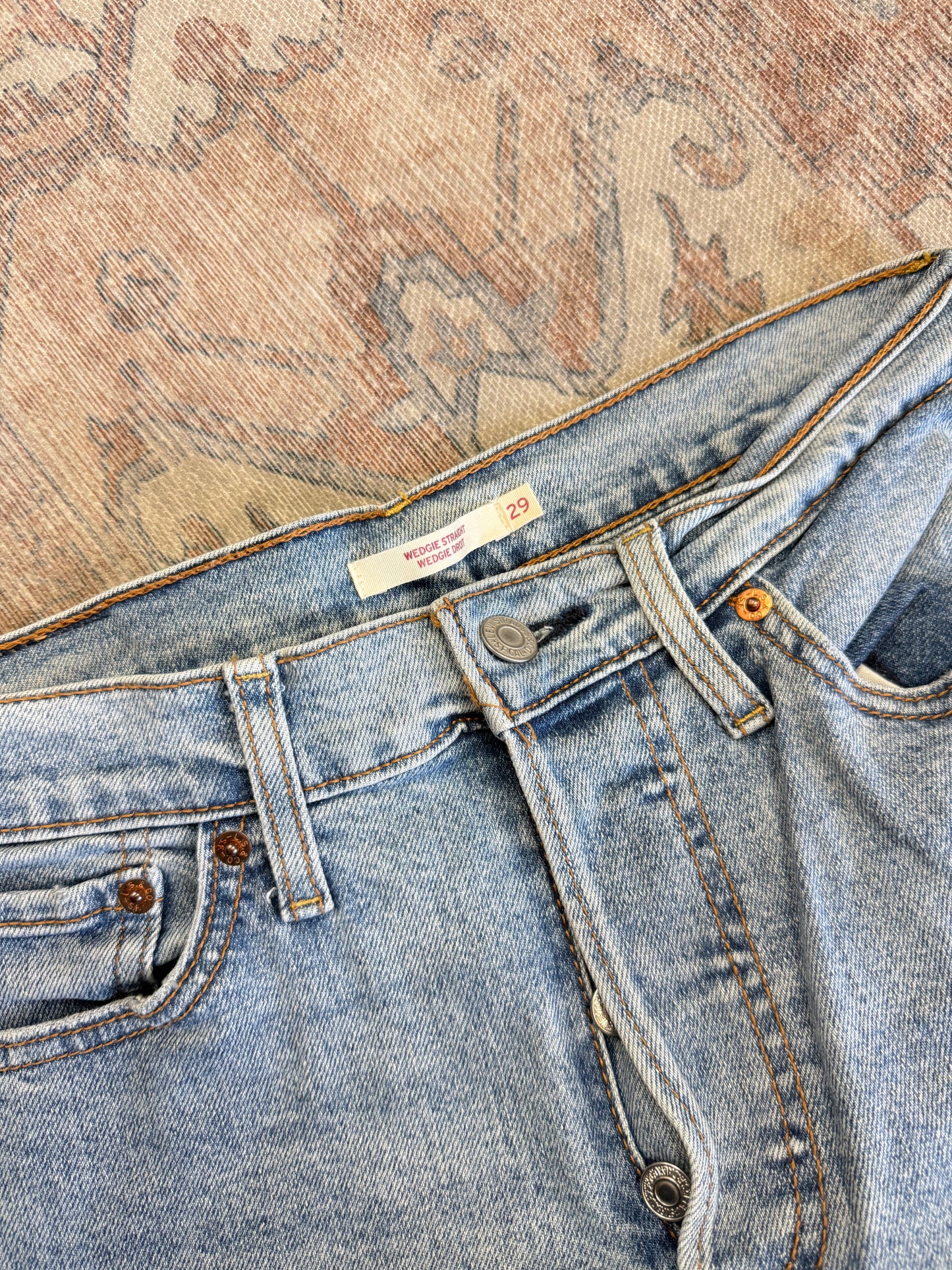 Levi Wedgie Straight HR Jeans (29x28)