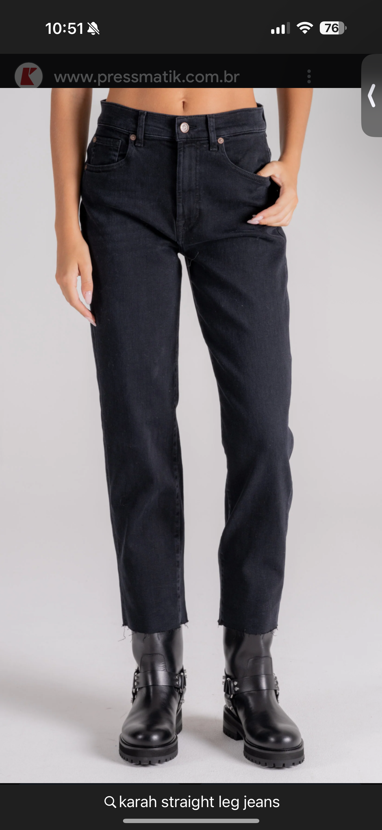 7 for all Mankind Karah Straight MR Jeans (26x30)