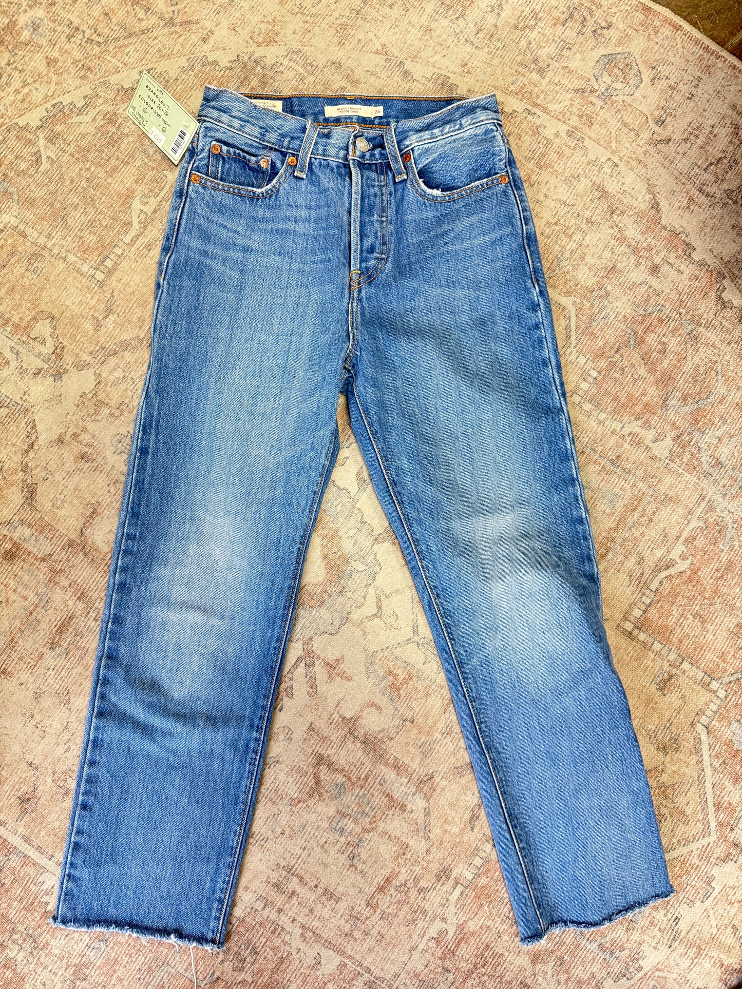 Levi’s Wedgie Straight HR Jeans (26x26)