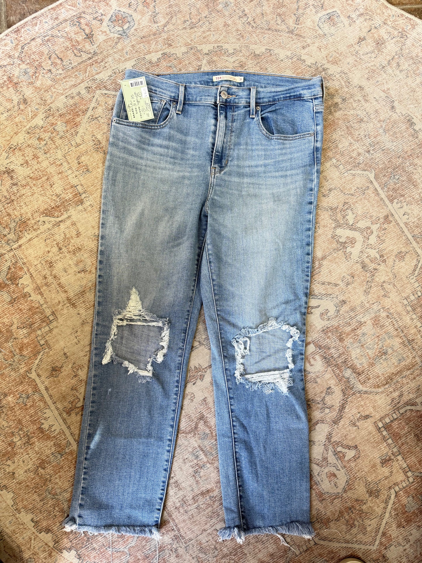 Levi’s Straight HR Crop Jeans (31x25)