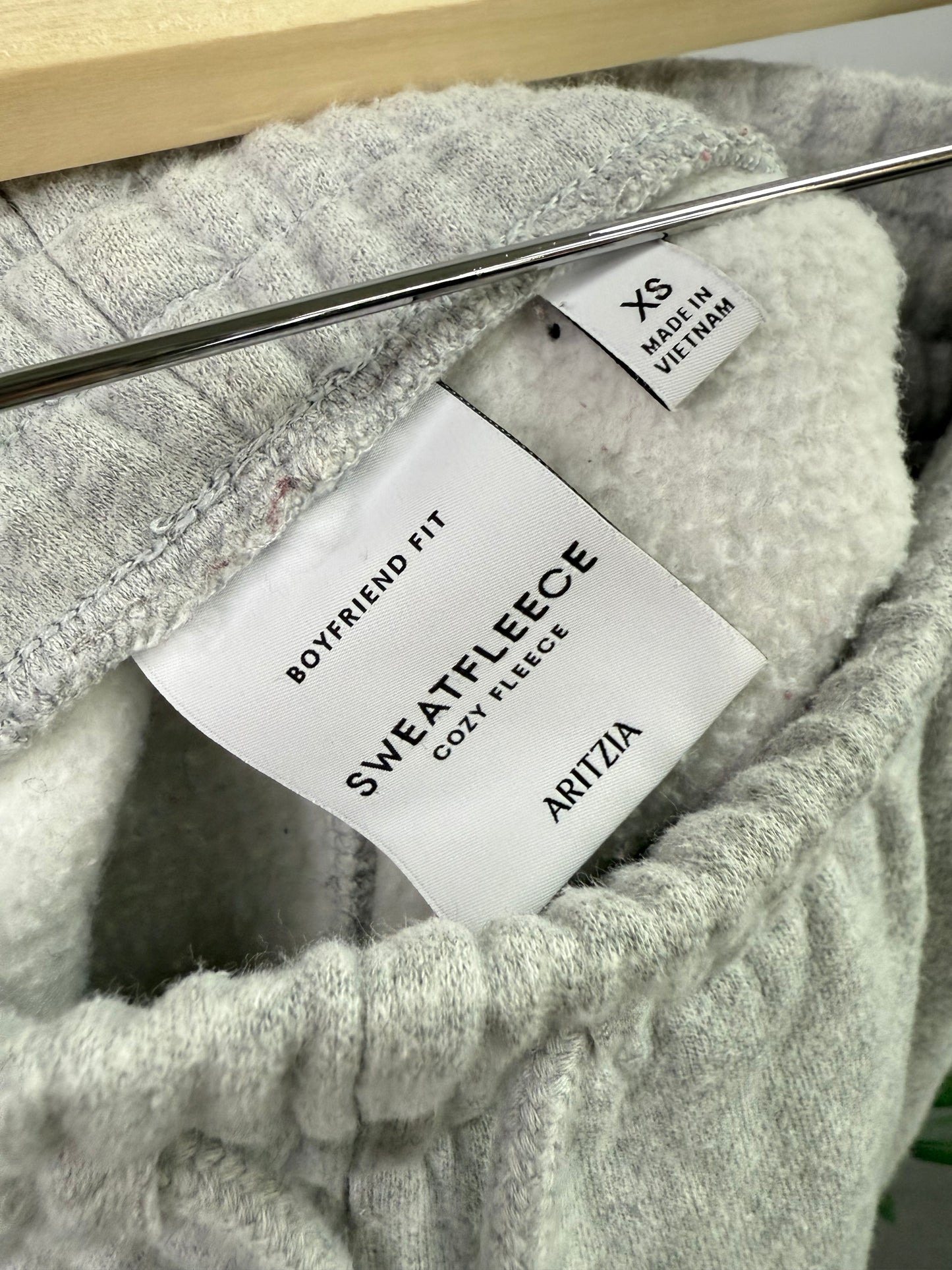 Aritzia Sweatfleece Boyfriend Wide Leg Sweatpants 30” (XS)