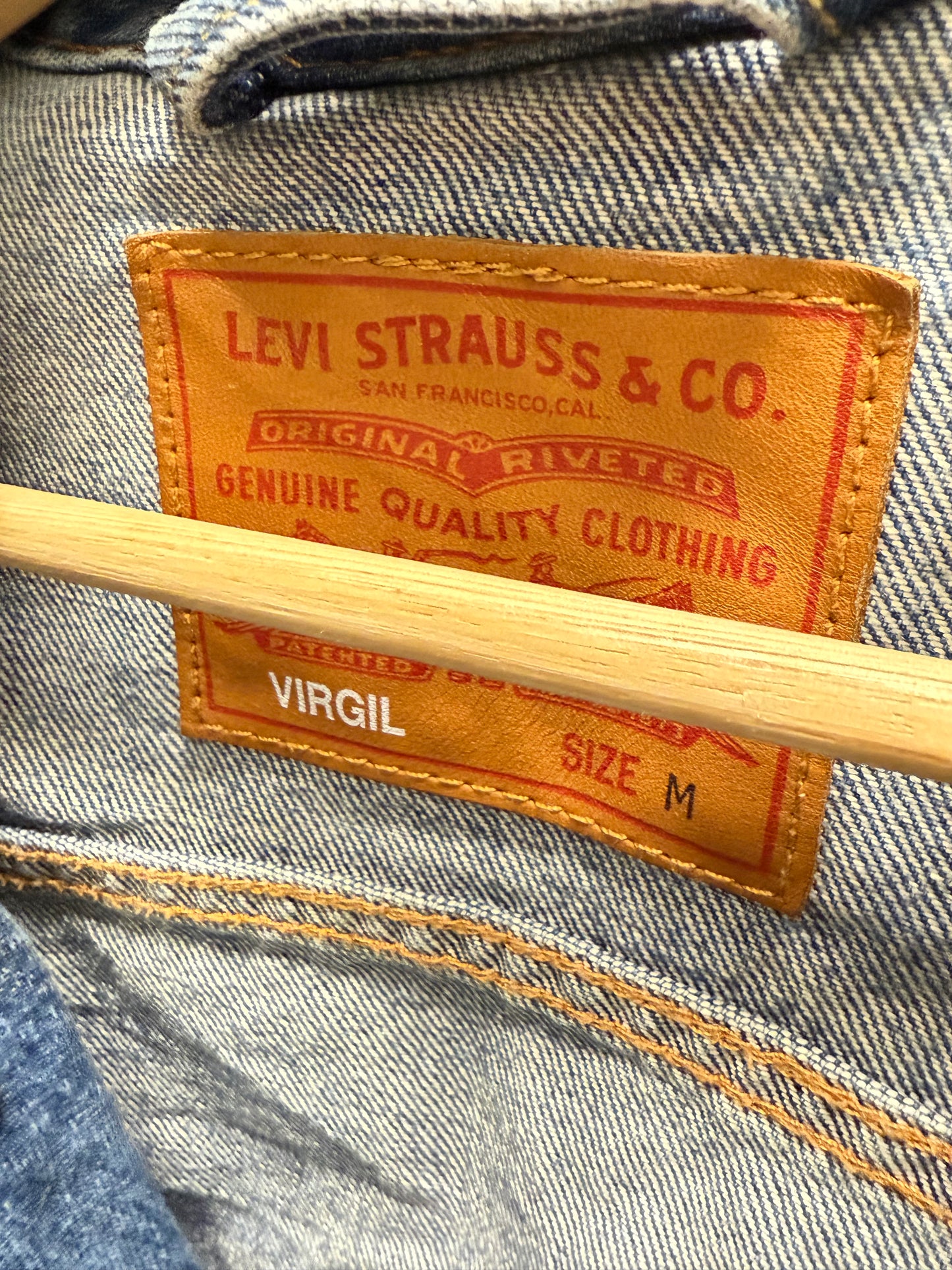 Levi Virgil Collab Denim Trucker Jacket (M)