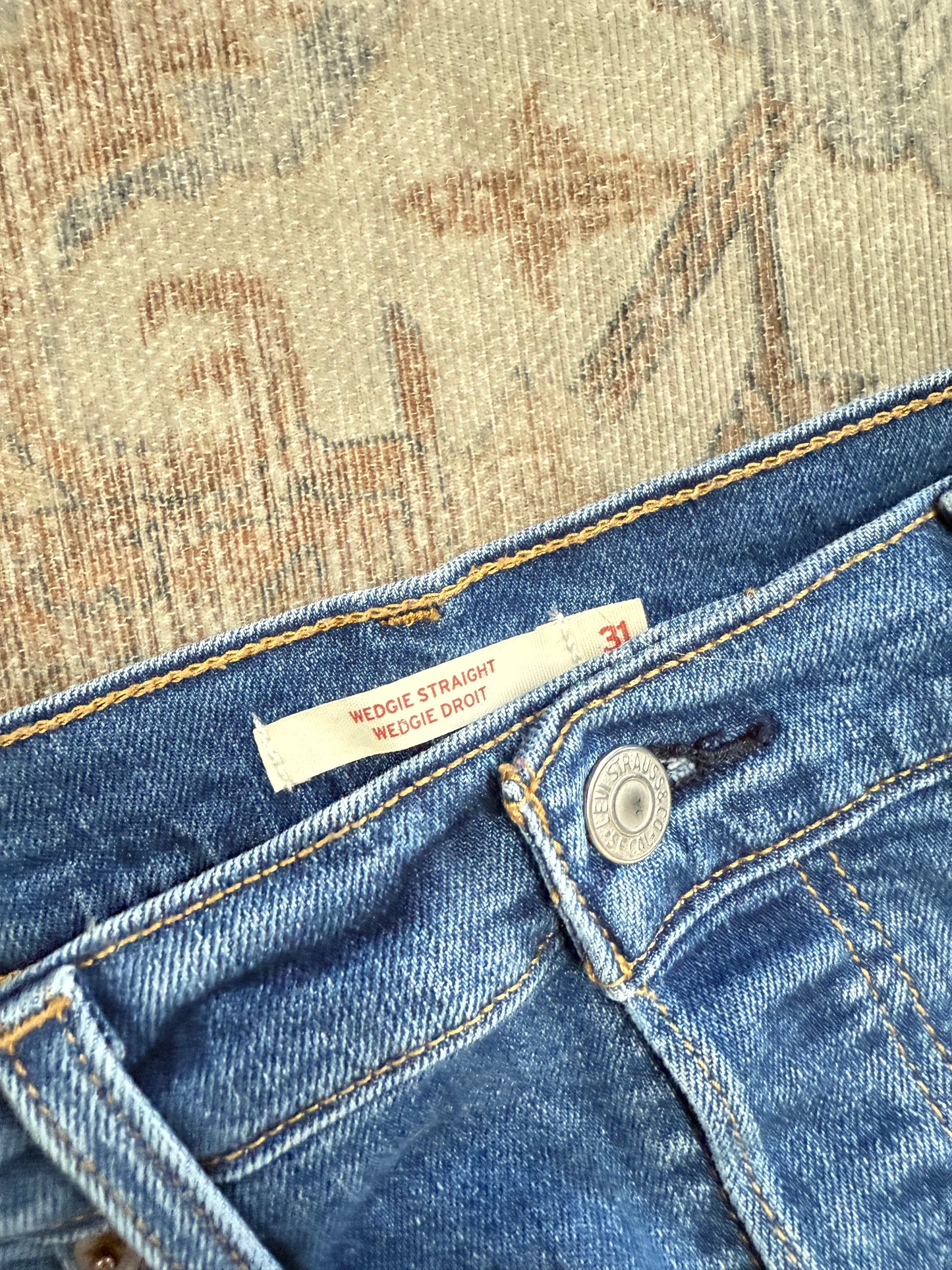 Levi’s Wedgie Straight HR Jeans (31x28)