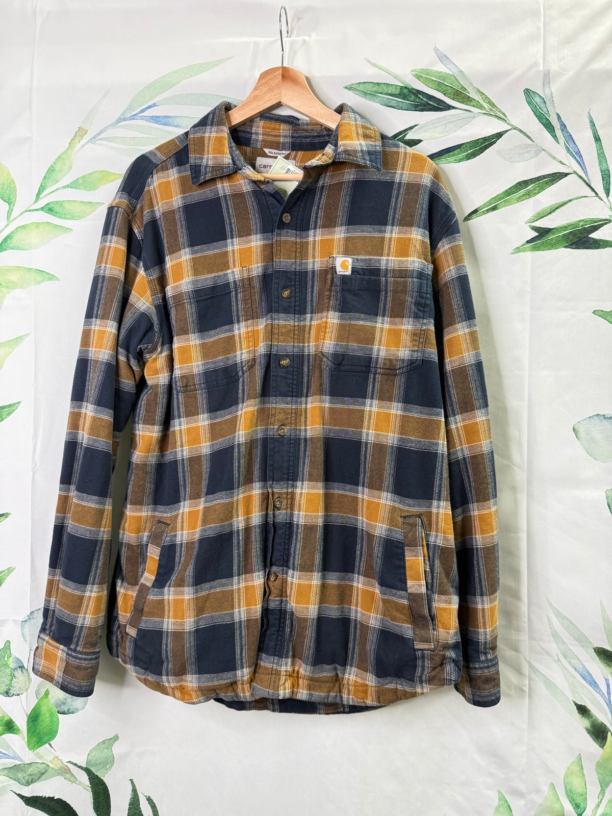 Carhartt Relaxed Fit Quilted Flannel (M)