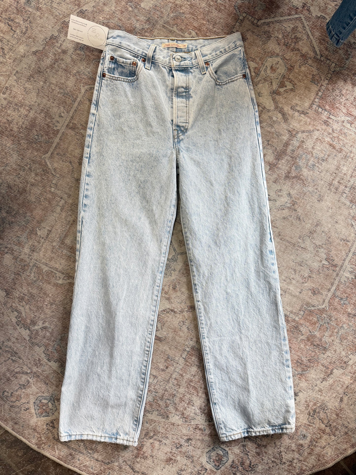 Levi’s Ribcage Straight Ankle HR Jeans (26x29)
