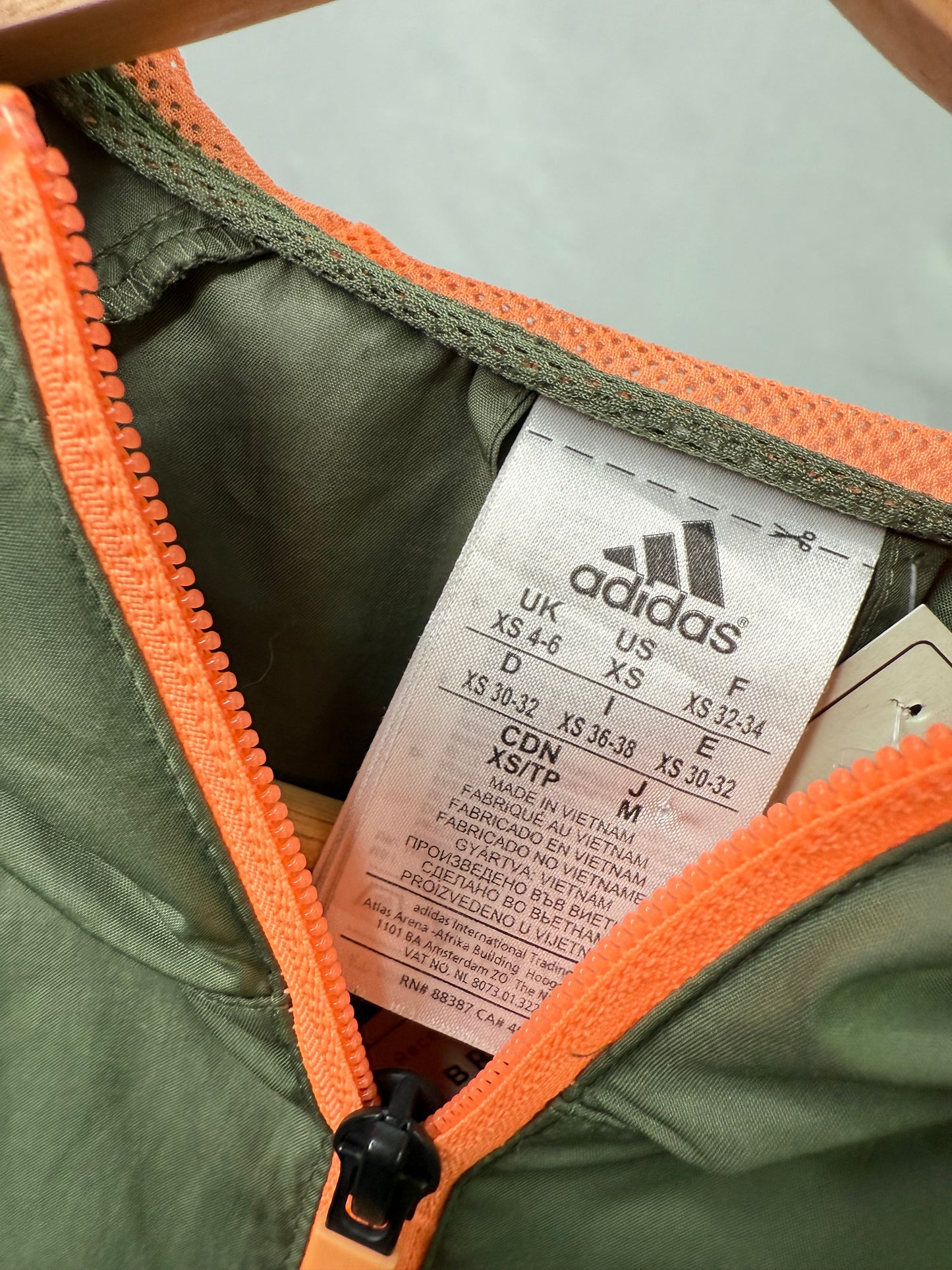 Adidas Half Zip Windbreaker (XS)