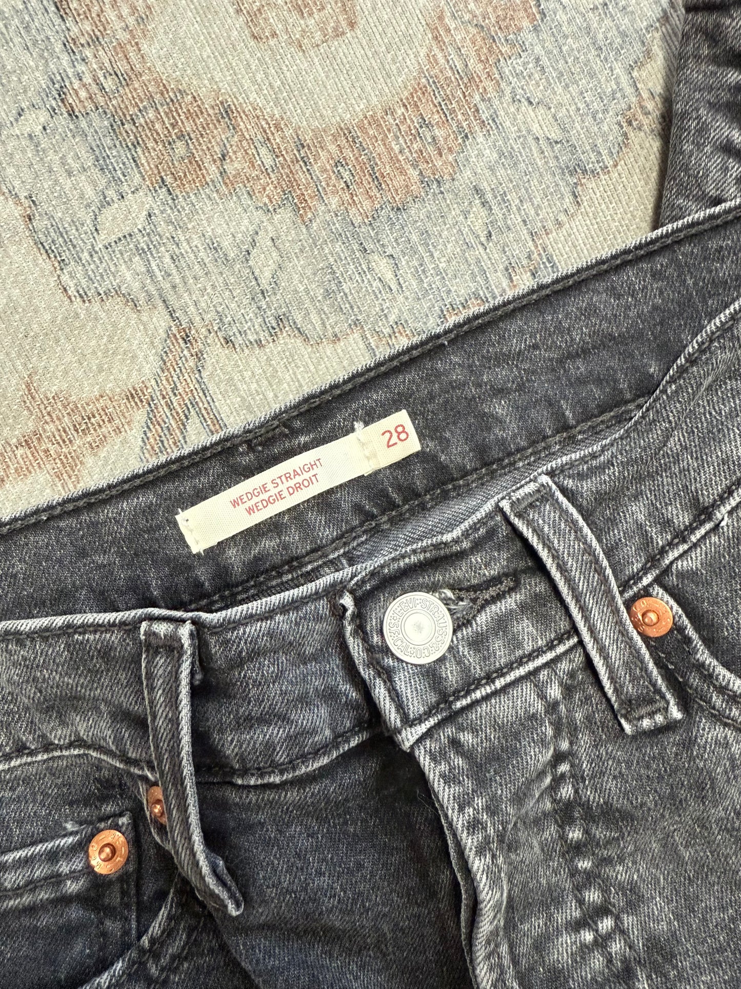 Levi’s Wedgie Straight HR Jeans (28x26)