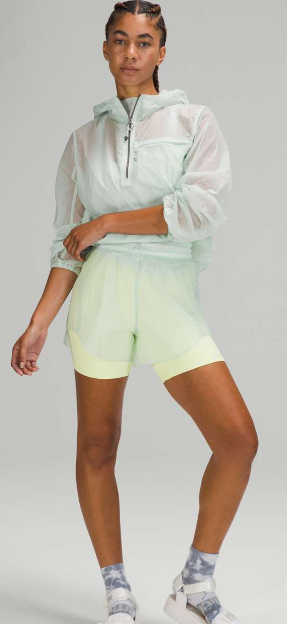 Lululemon Step Out HR Short Shell 3” (L)
