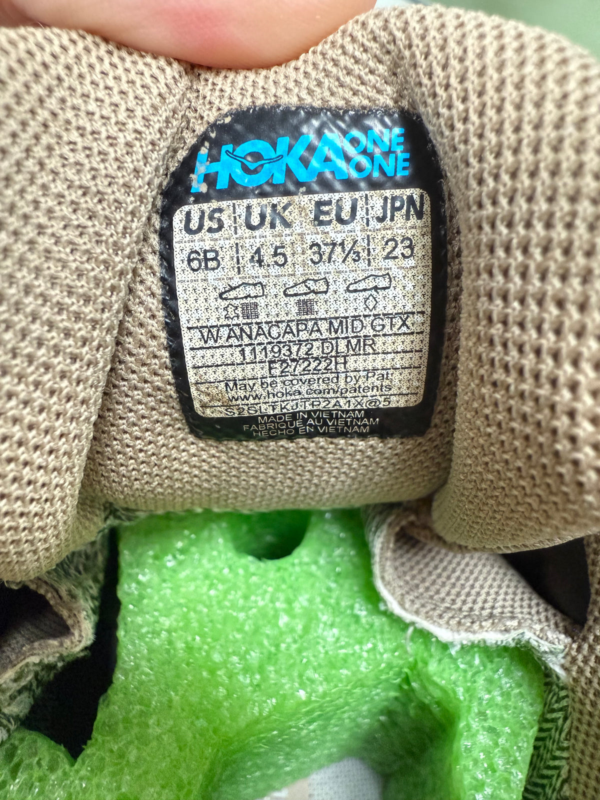 Hoka Anacapa Mid GTX Hiking Boots (Womens 6)