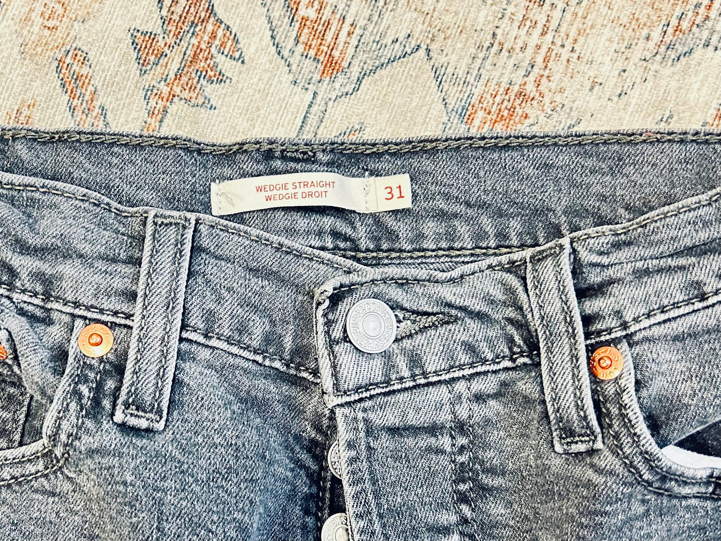 Levi Wedgie Straight HR Jeans (31x28)