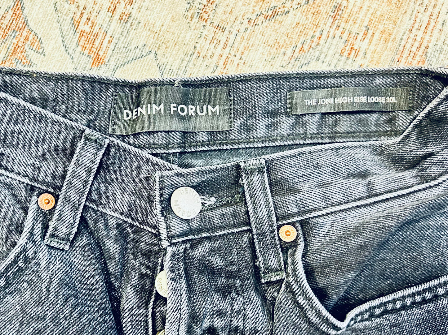 Denim Forum Joni Loose HR Jeans (25x30)