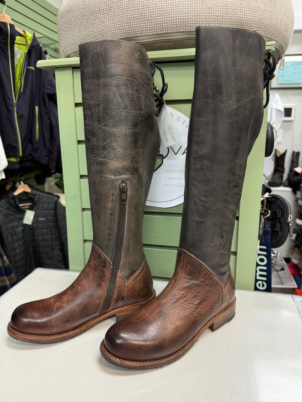 Free People Bed Stu Manchester Leather Boots (Womens 6)