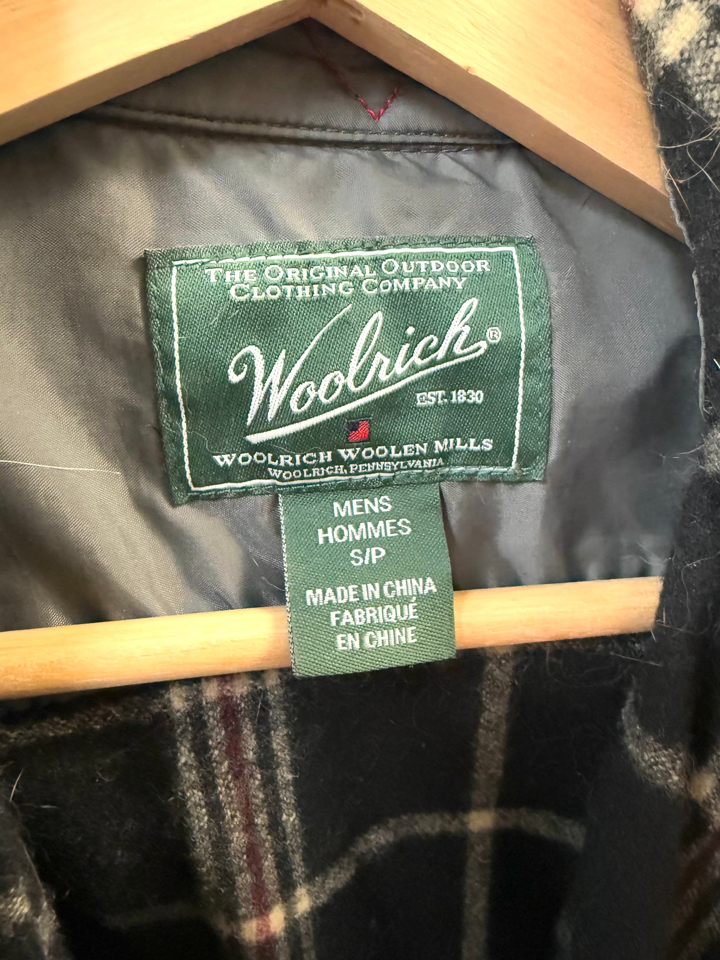 Woolrich 100% Wool Overcoat Flannel (S)