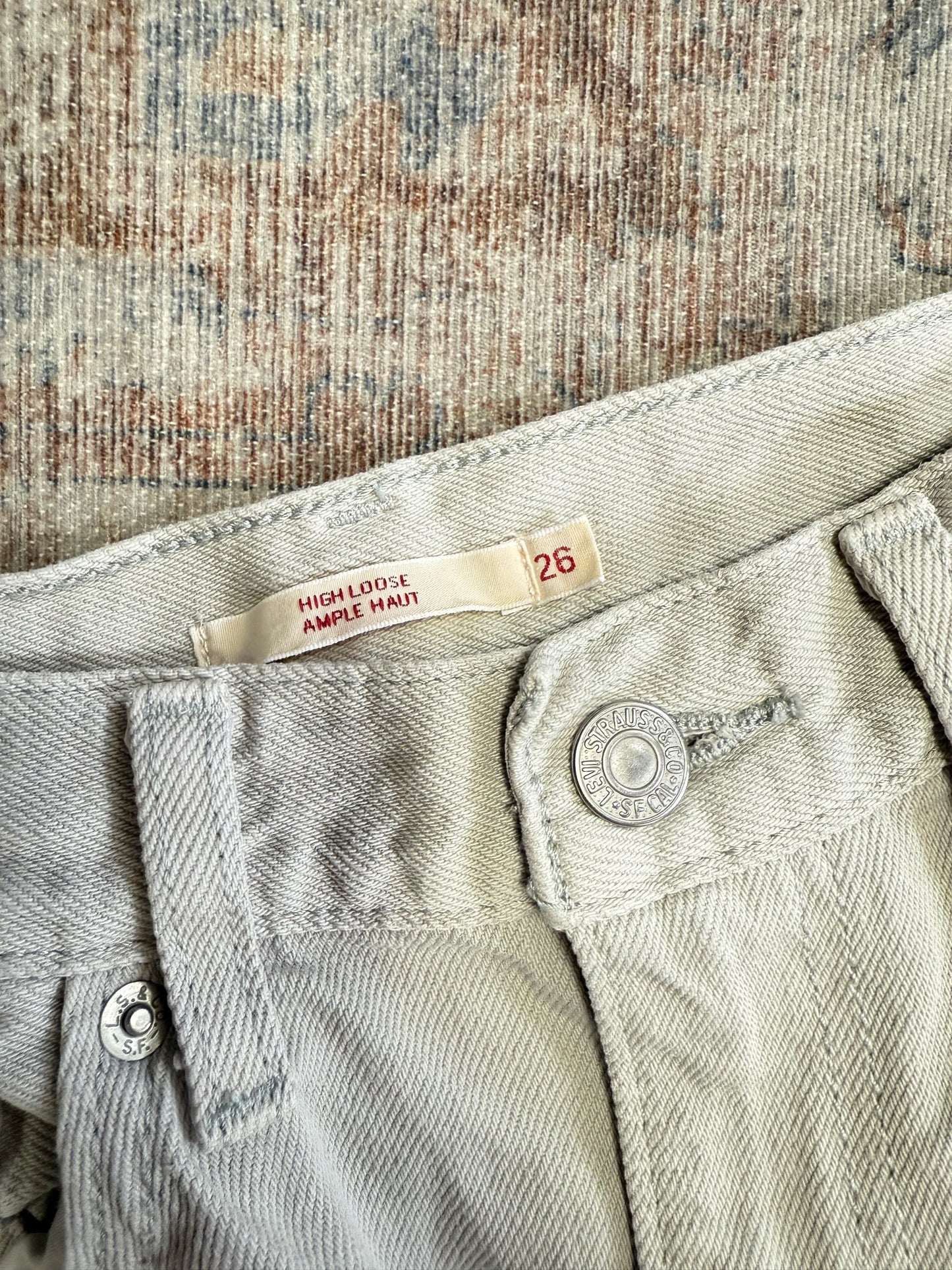 Levi’s High Loose Jeans (26x31)
