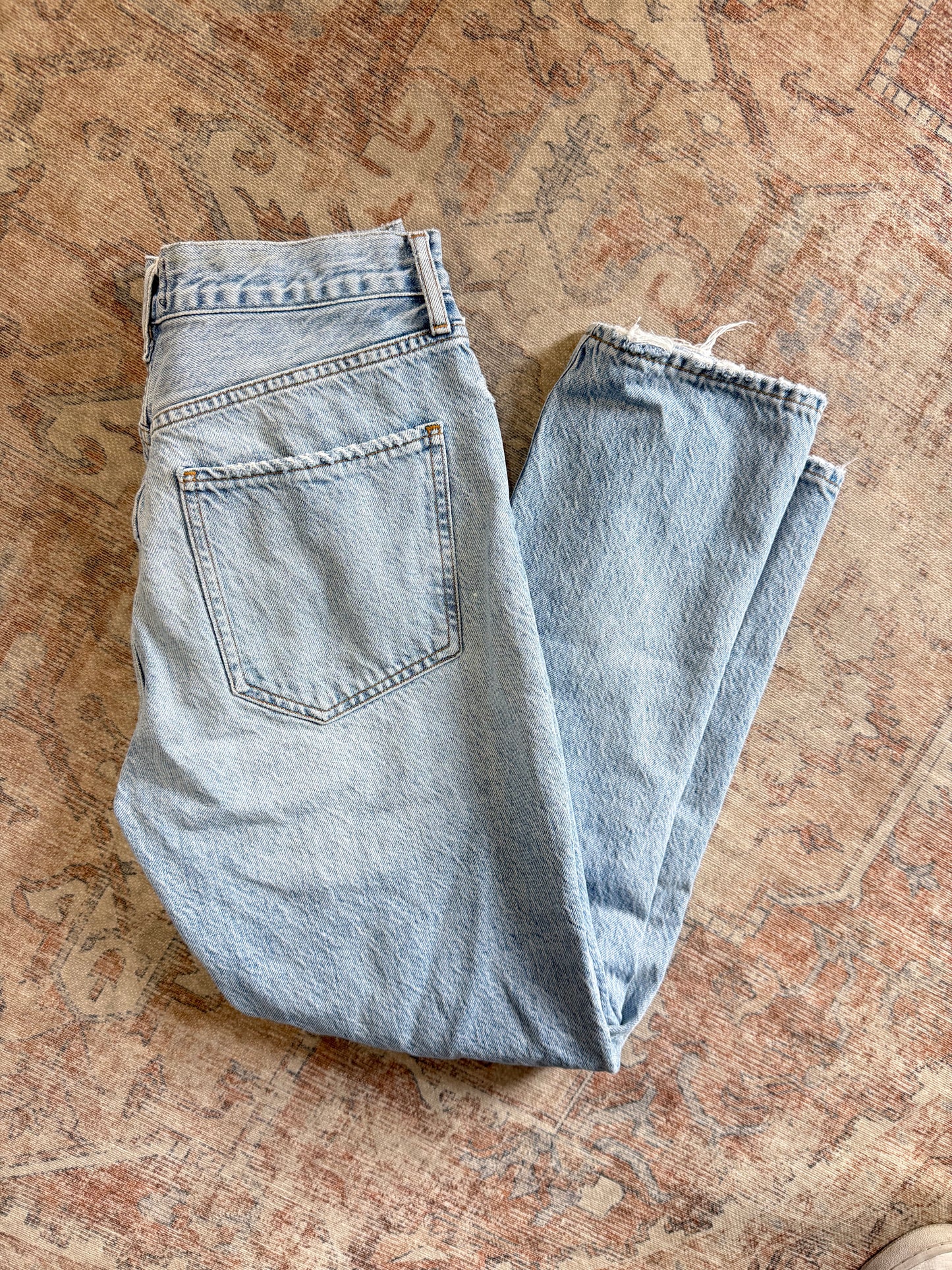 Agolde Riley Straight HR Jeans (26x27)