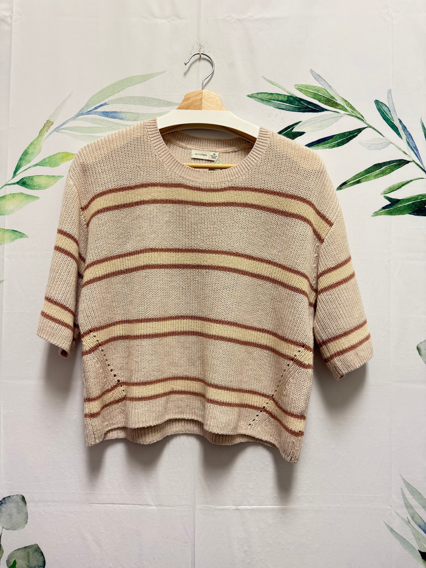 Gentle Fawn Knit Tee Sweater (XS)