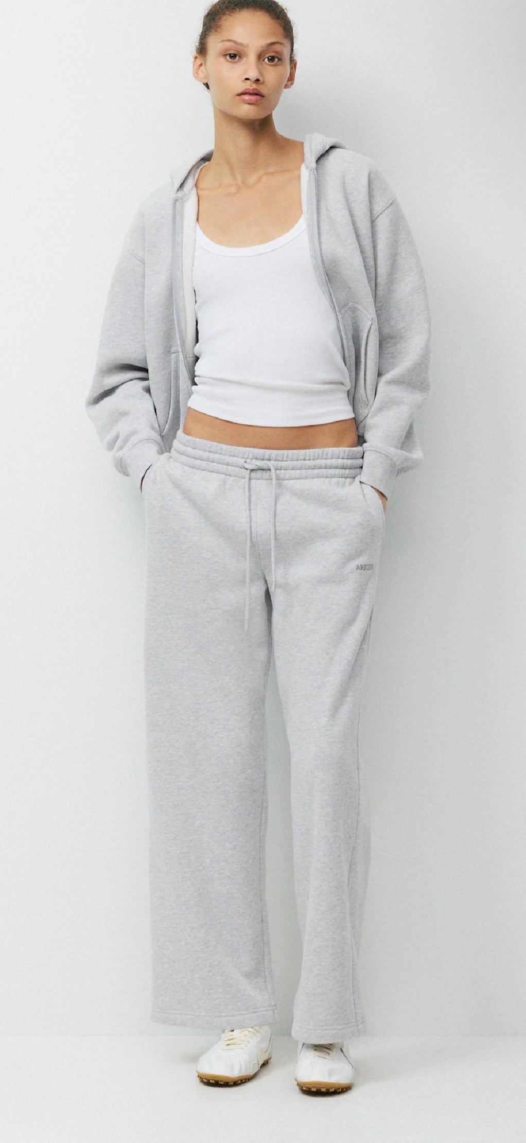 Aritzia Sweatfleece Boyfriend Wide Leg Sweatpants 30” (XS)