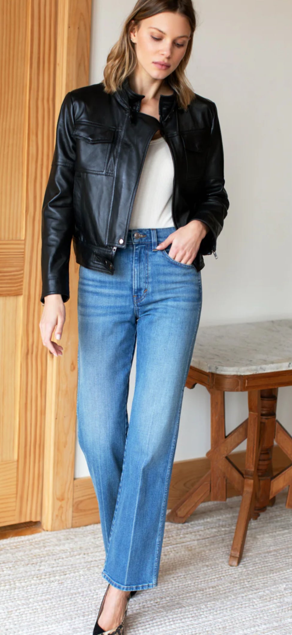 Twin Doves Treasure Straight Ankle HR Jeans (27x28)