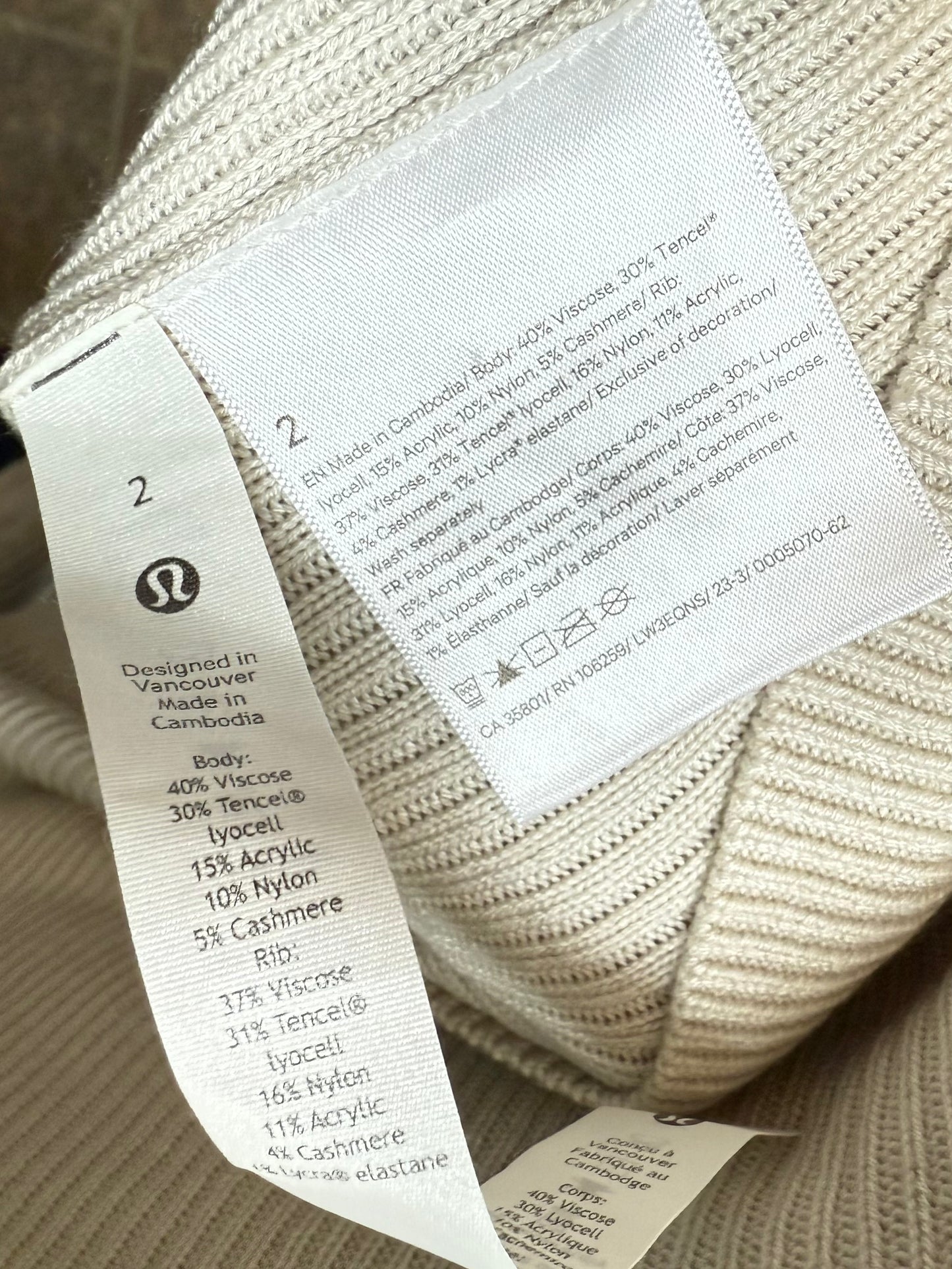 Lululemon Reversible Crossover Sweater (2)