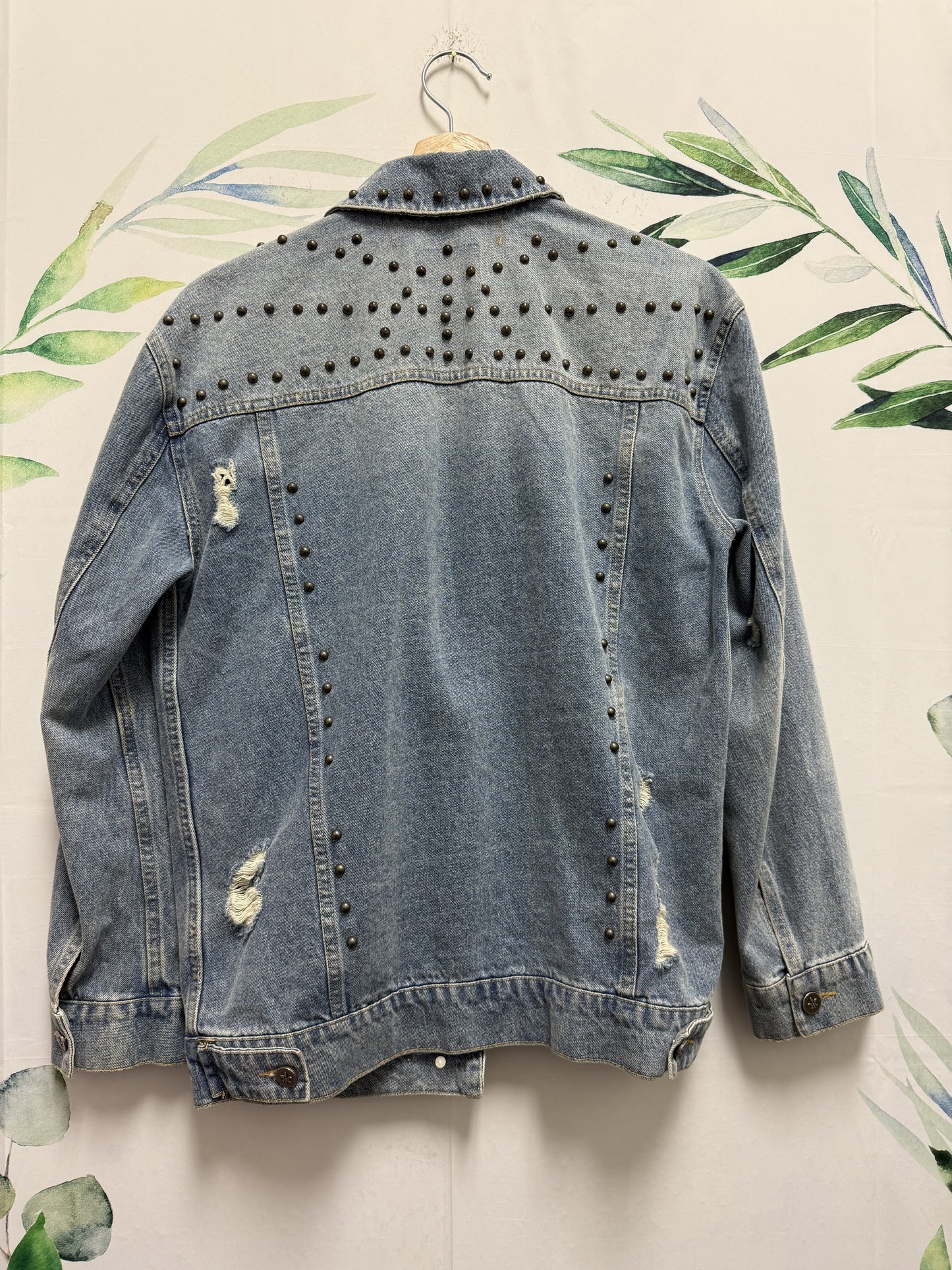 Chelsea DeBoer Studded Denim Jacket (S)