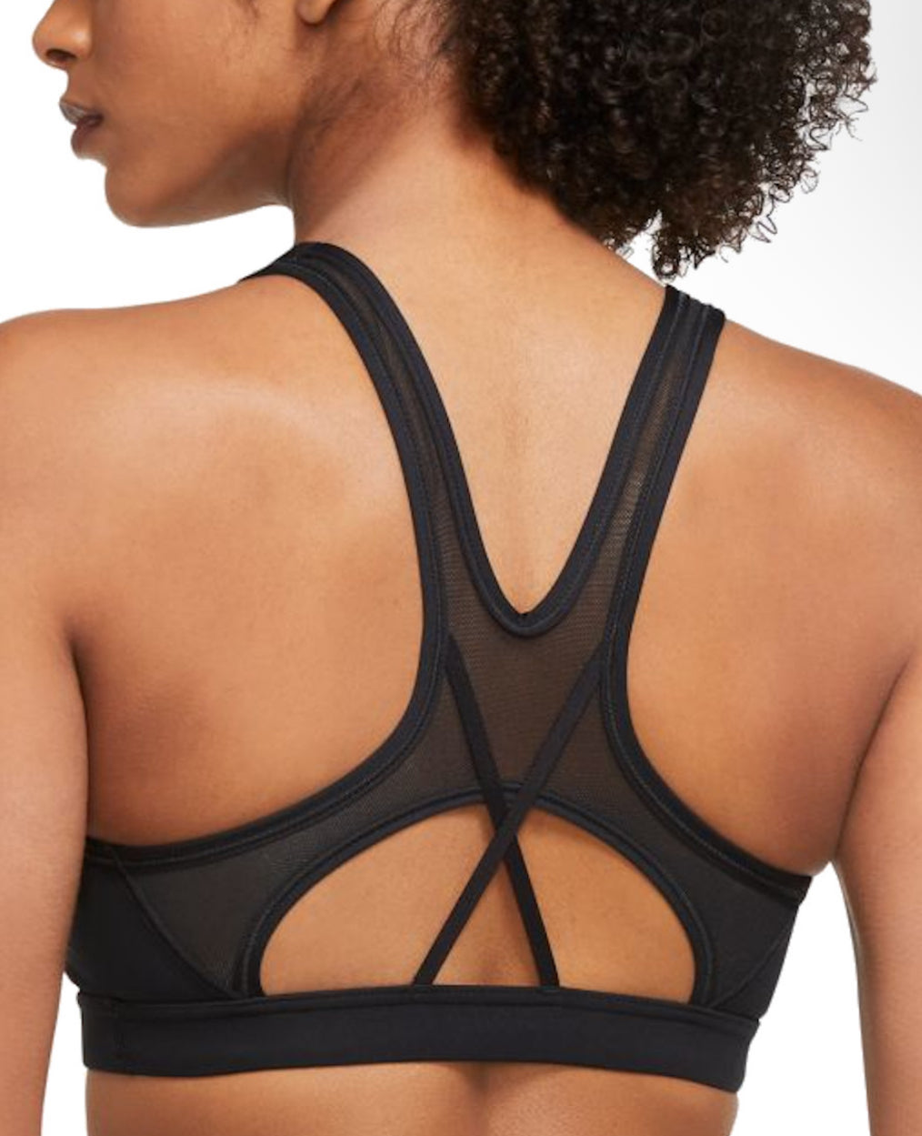 Nike Yoga Swoosh Strappy Bra (L)