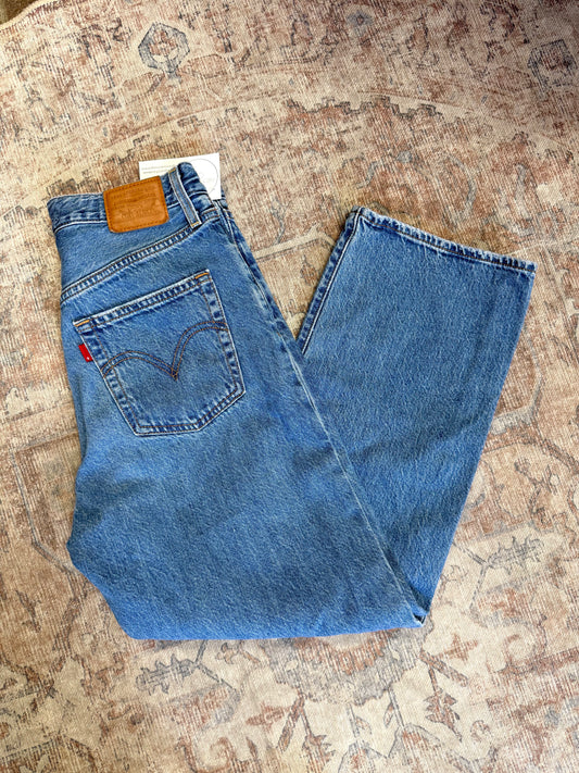 Levi Ribcage Straight Ankle HR Jeans (28x27)