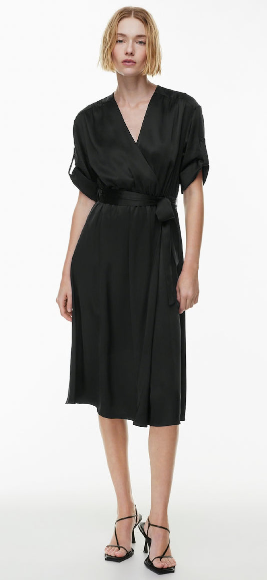 Aritzia Babaton Armoire Satin Dress (L)