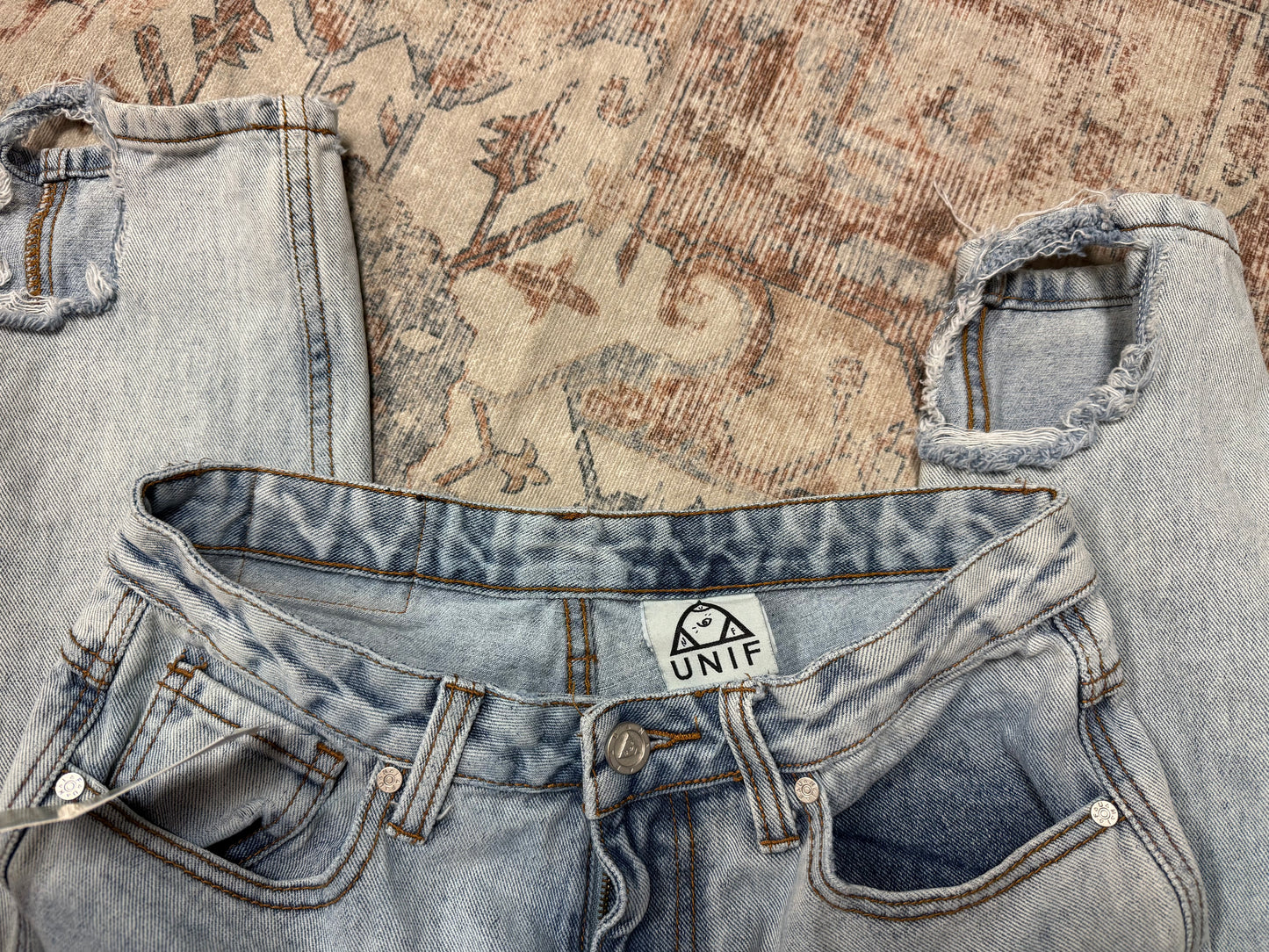 Unif Ripped HR Jeans (27x25)