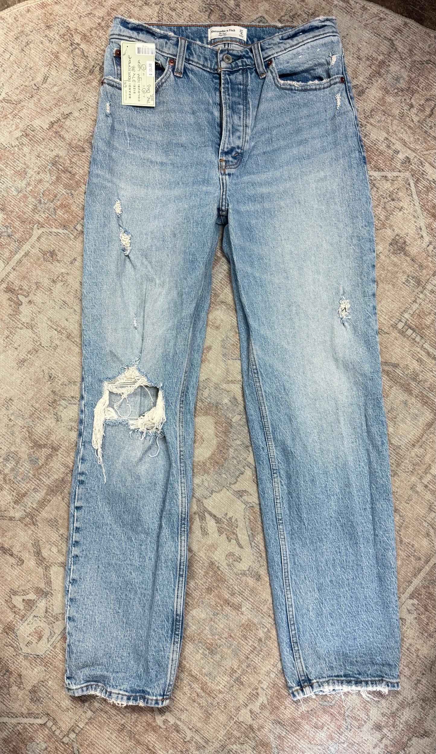 Abercrombie The Dad HR Jeans (27x28)