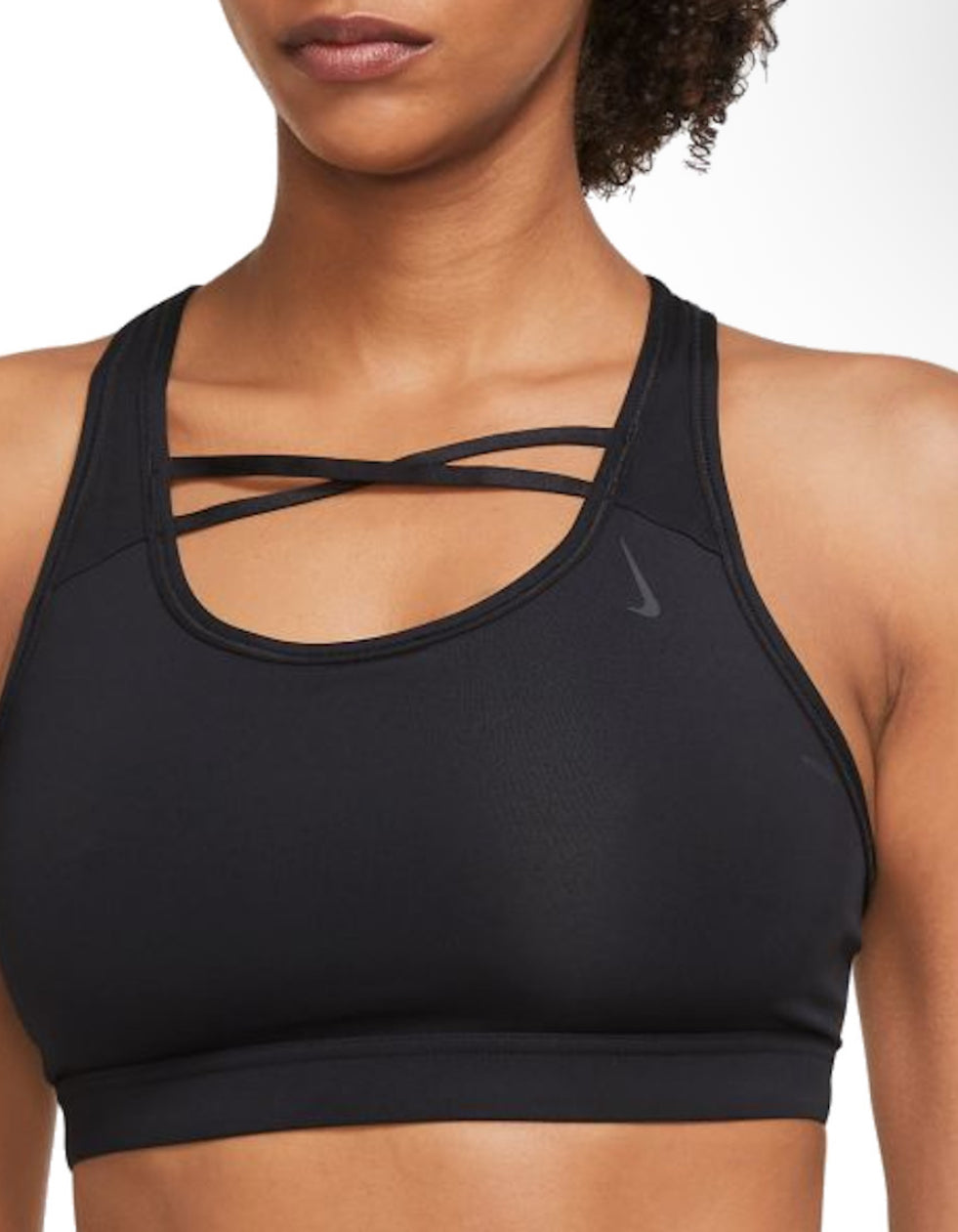 Nike Yoga Swoosh Strappy Bra (L)