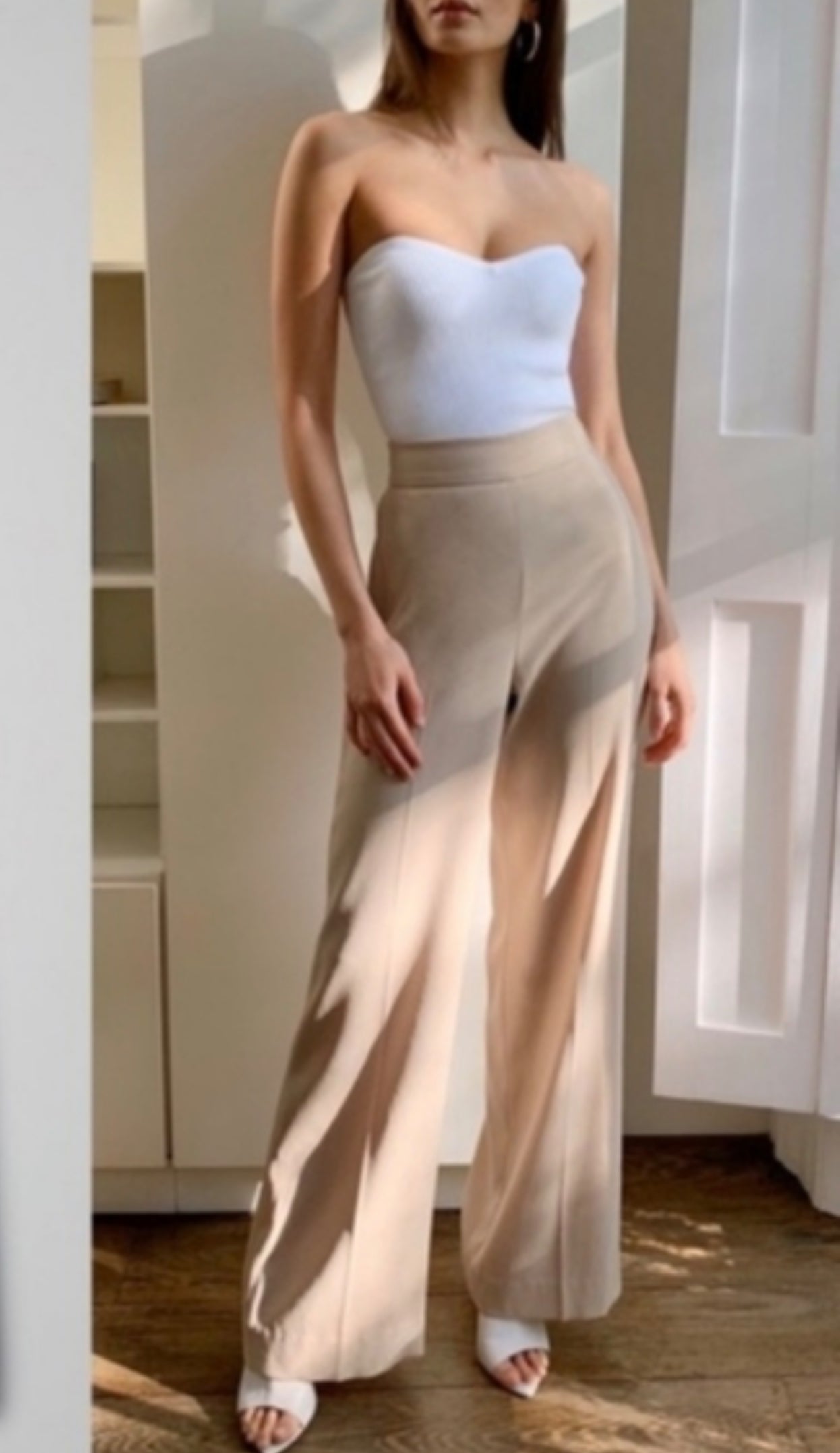 Aritzia Babaton Lincoln Wide Leg HR Pant 34” (8)