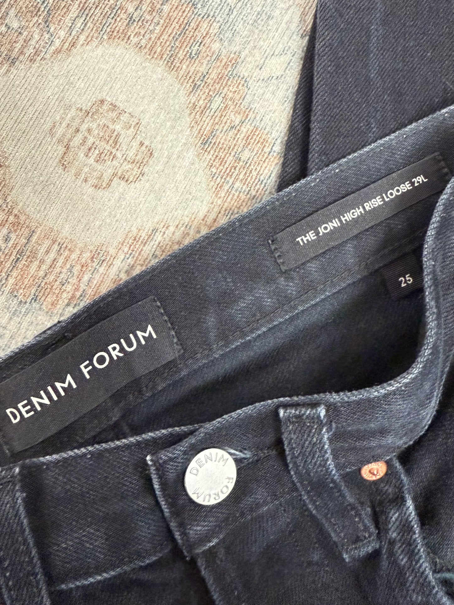 Denim Forum Joni Loose HR Jeans (25x29)