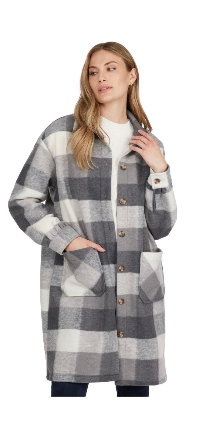 Mexx Long Plaid Shacket (XL)