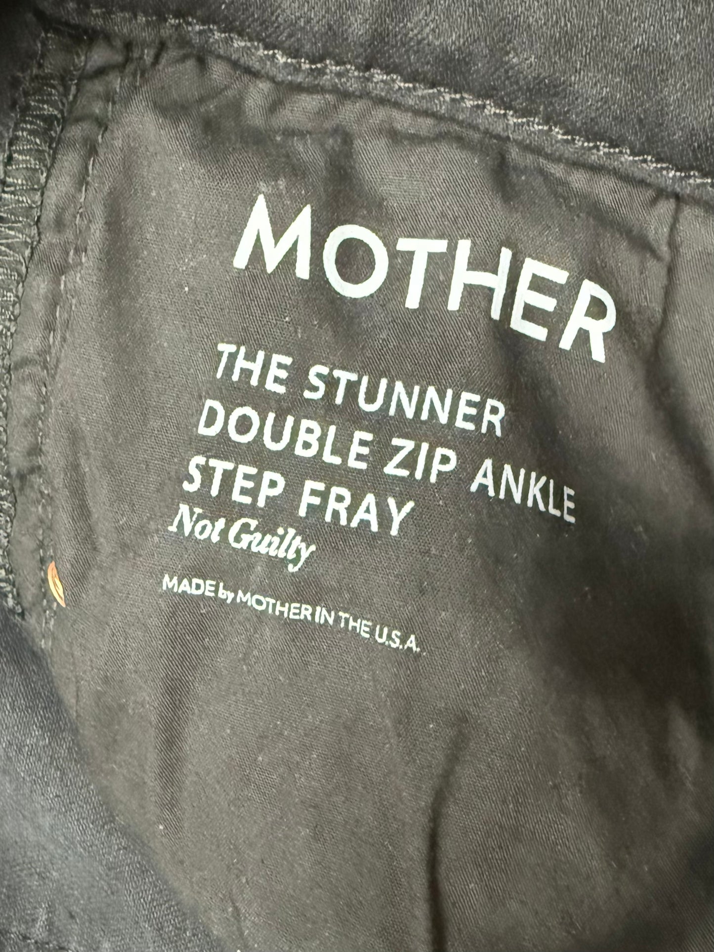 Mother The Stunner Double Zip Ankle Jeans (28x27)