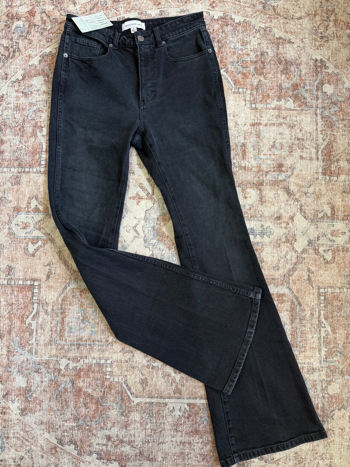 Something Navy Flared Jeans (4x32)