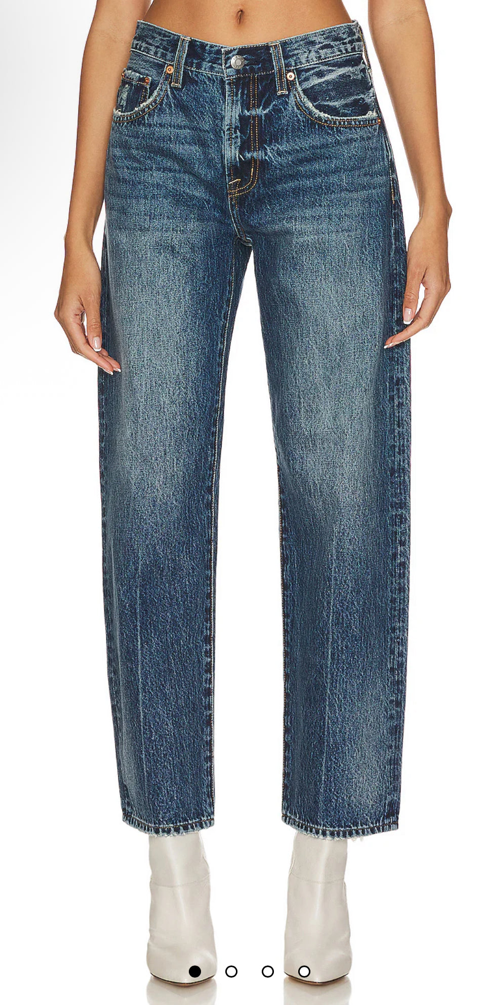 Pistola Lexi Relaxed Straight MR Jeans (26x30)