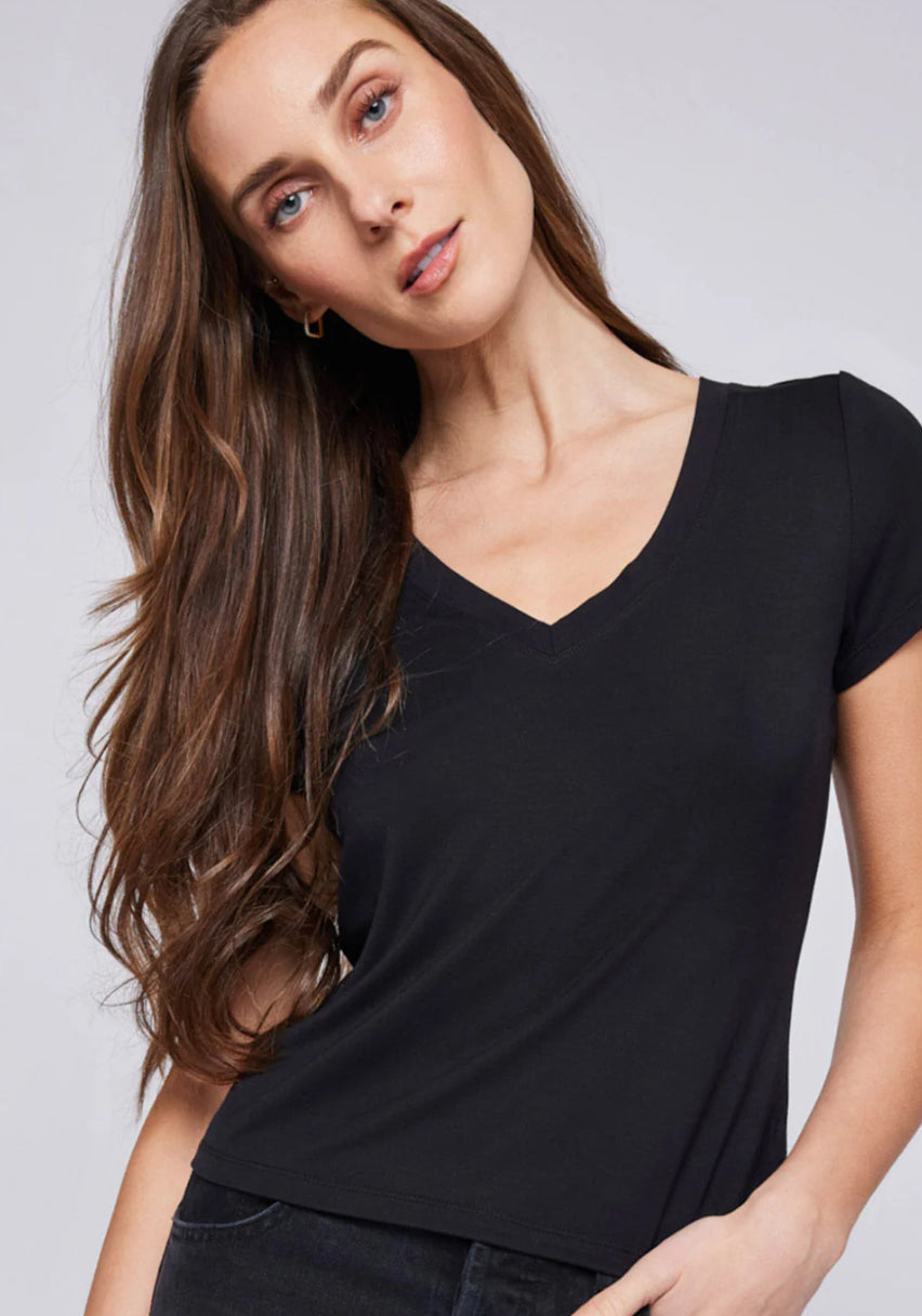 Gentle Fawn Nellie V Neck Tee (L)