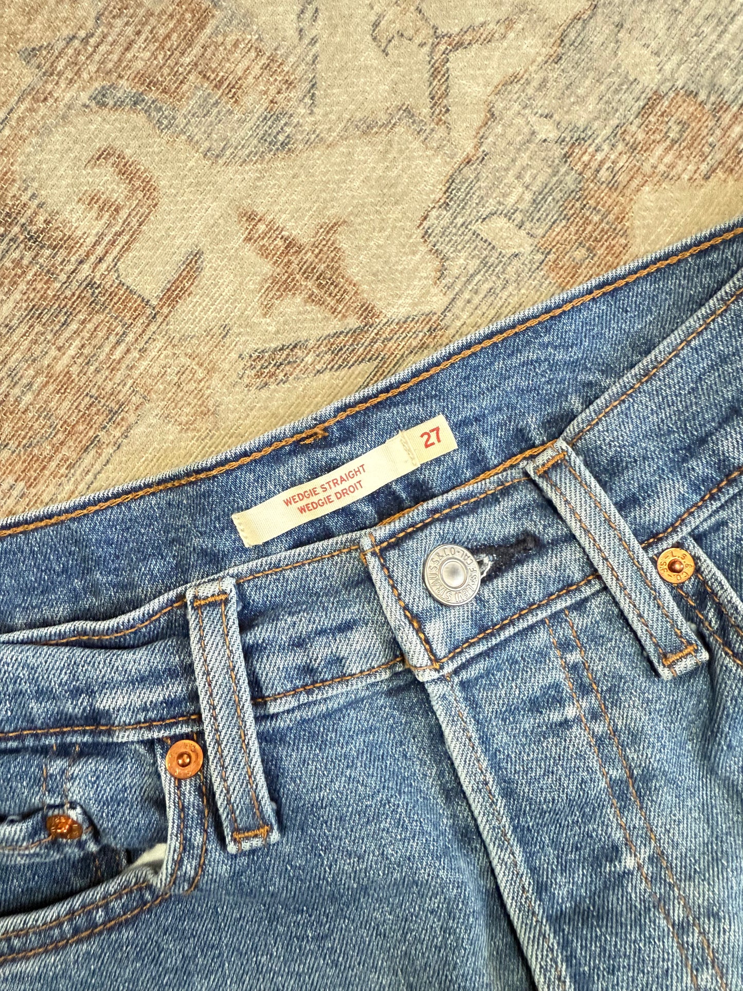 Levi’s Wedgie Straight HR Jeans (27x28)