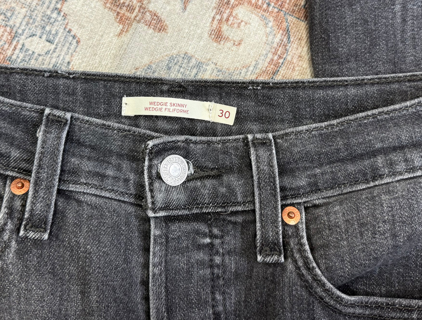 Levi Wedgie Skinny HR Jeans (30x27)