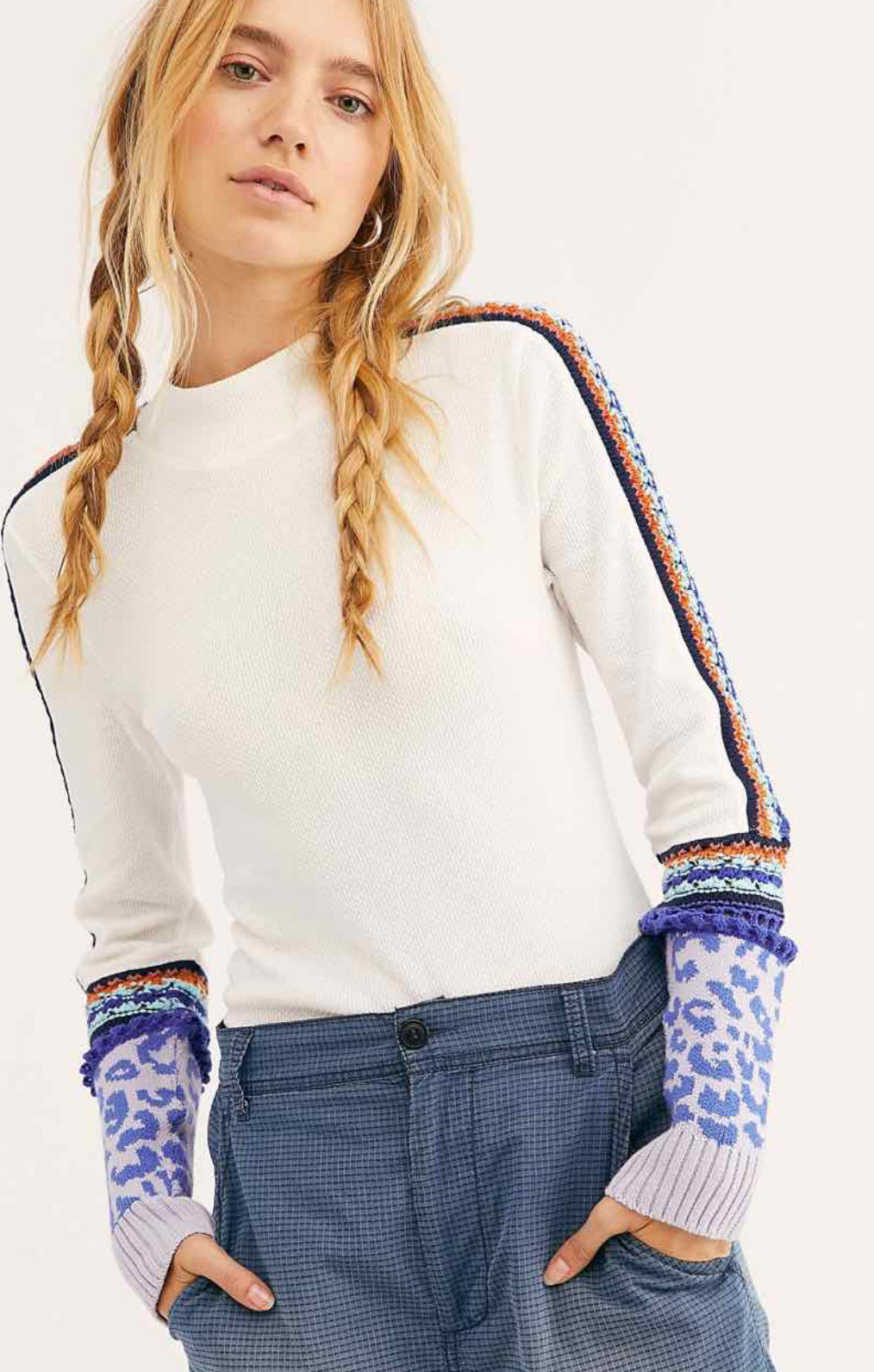 Free People Switch It Up Thermal Longsleeve (M)