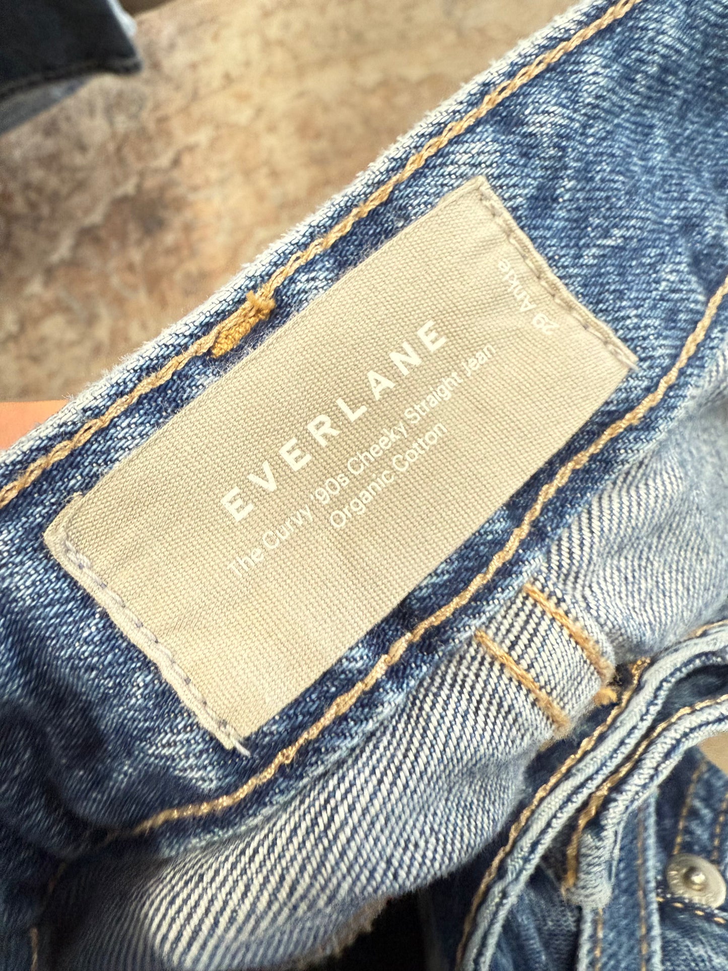 Everlane Cheeky ‘90s Curvy Straight Jeans (29x27)