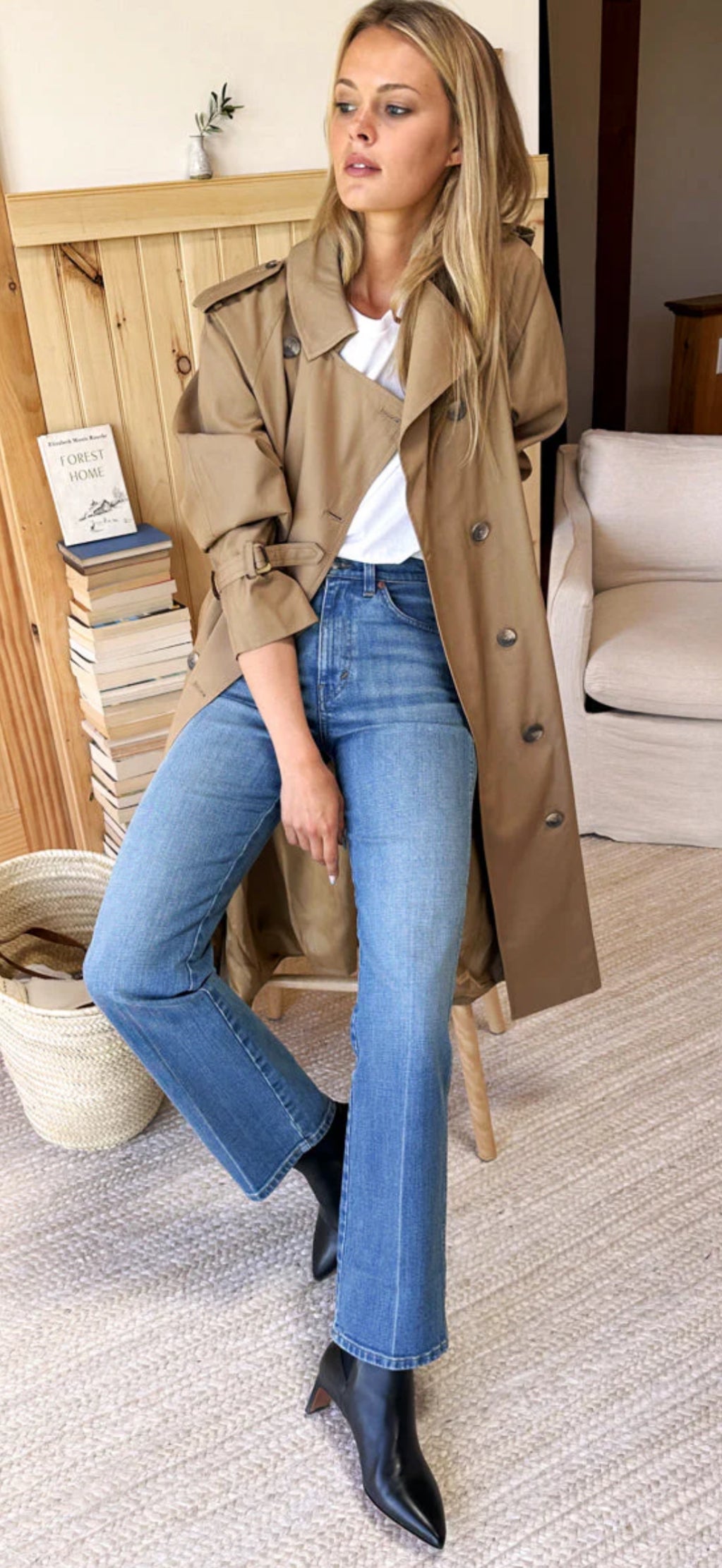 Twin Doves Treasure Straight Ankle HR Jeans (27x28)