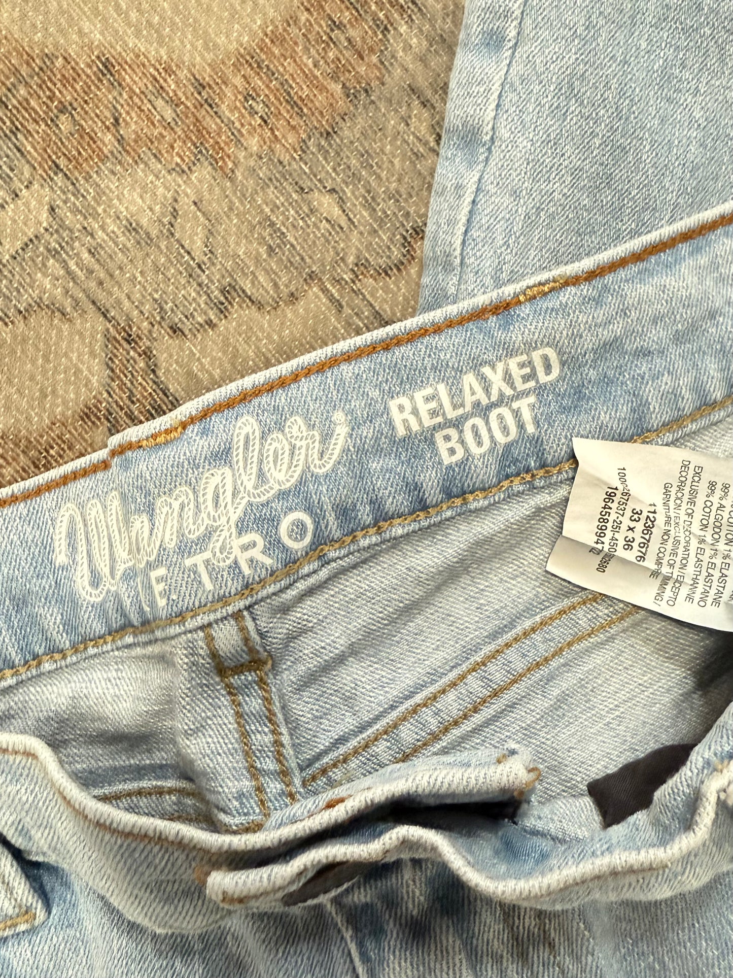 Wrangler Relaxed Boot Cut Jeans (33x36)