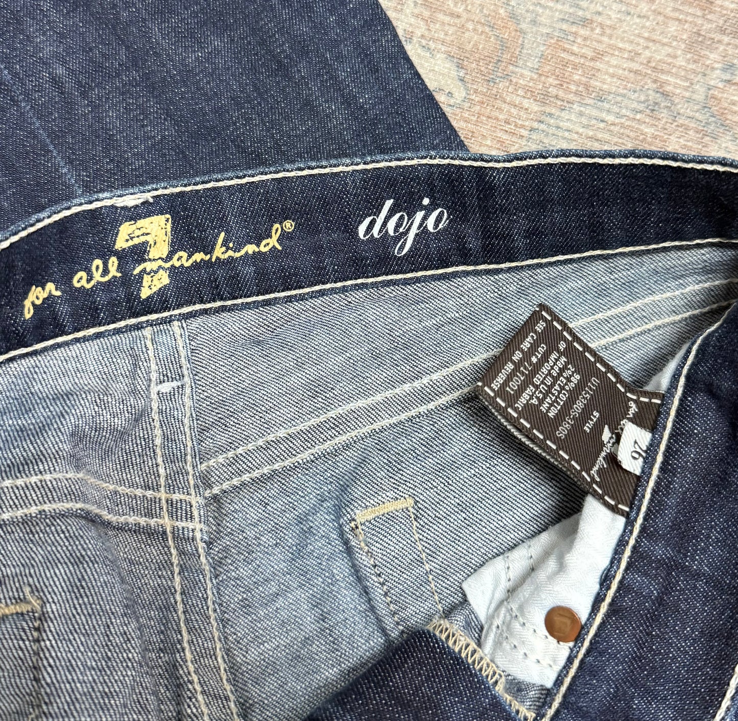 7 For All Mankind Dojo Jeans (26x32)