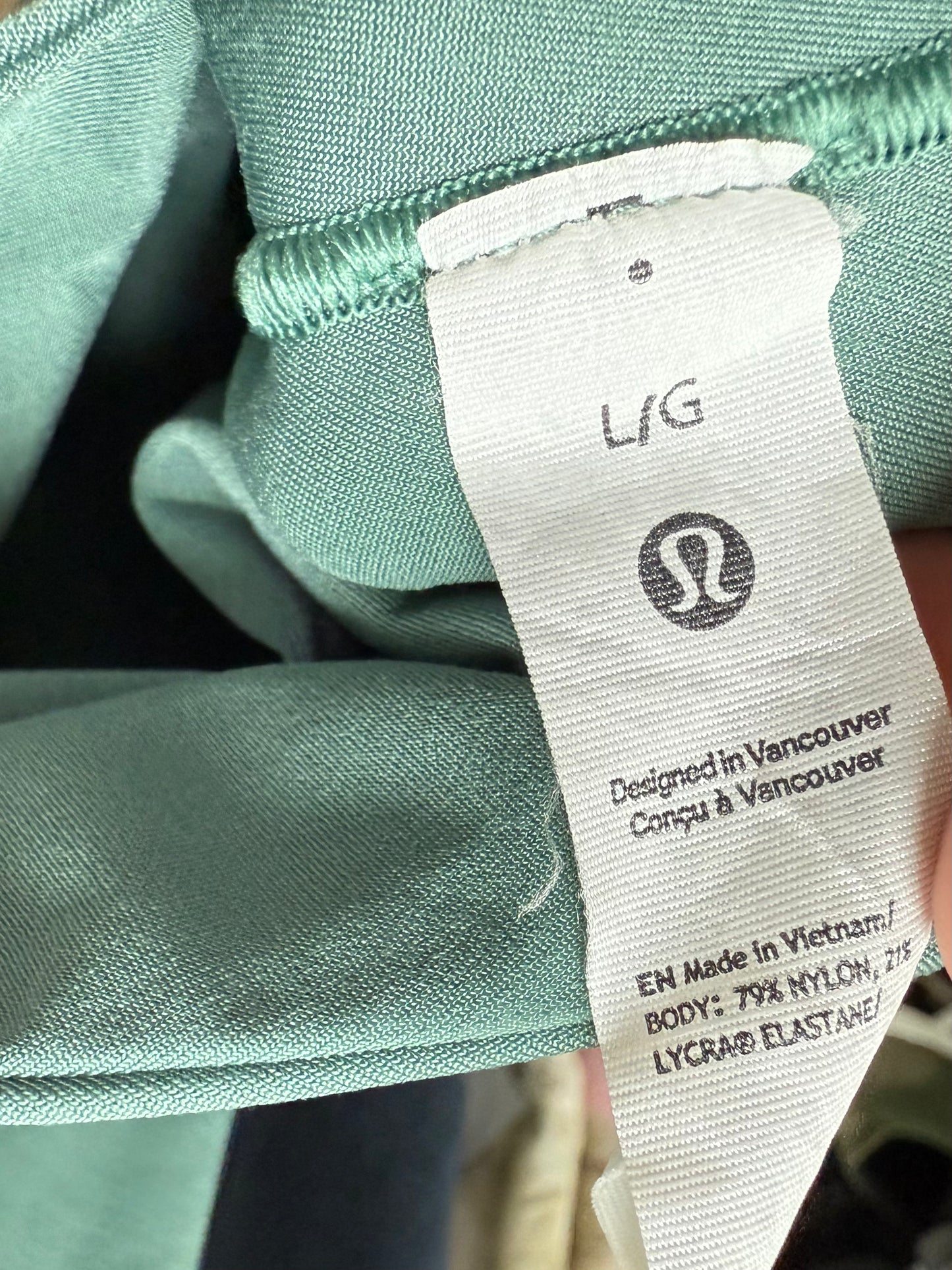 Lululemon Wundermost Mockneck Tank Bodysuit (L)