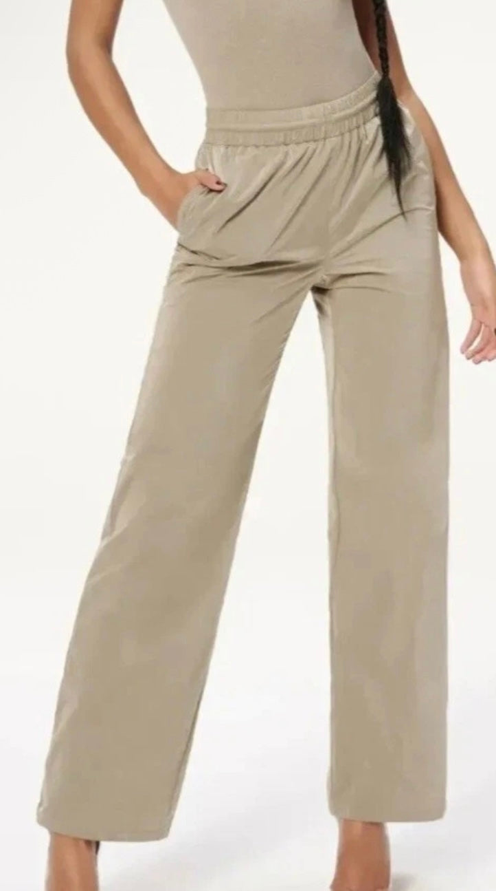 Good American Wide Leg Track Pant (XL)