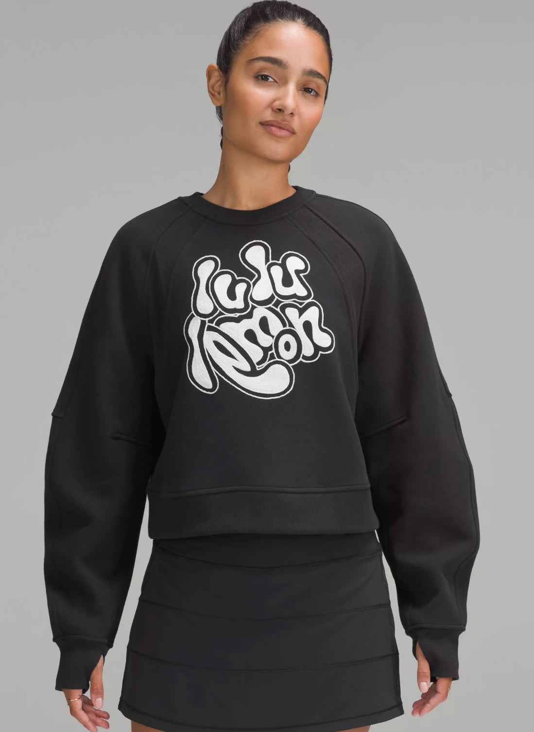 Lululemon Scuba Oversized Embroidered Crewneck (M/L)